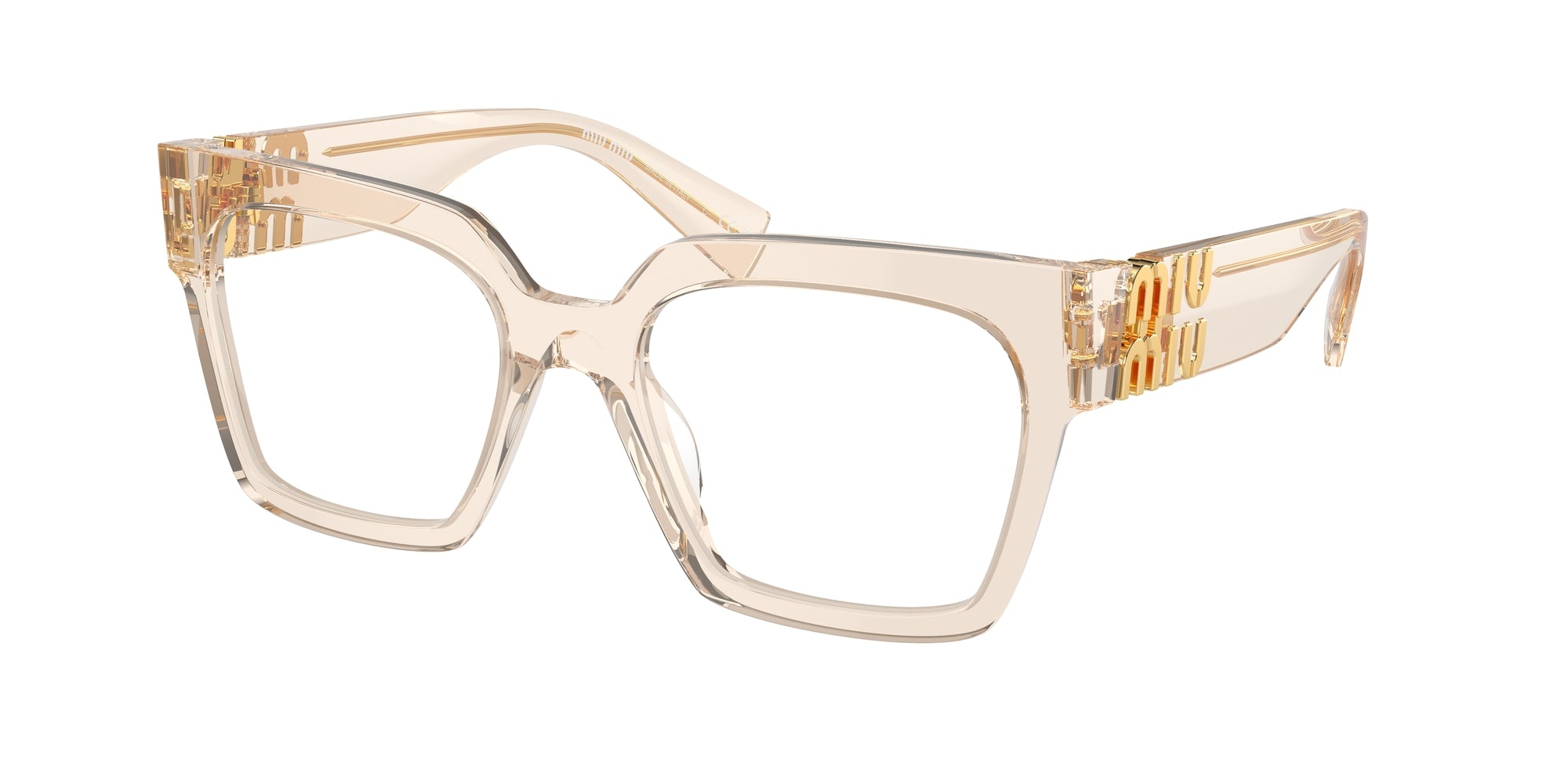 8056262086643 - Damen MU 04UV  11T1O1 Rahmen von BRILLEN Acetat Braun Transparent Quadratisch Normal