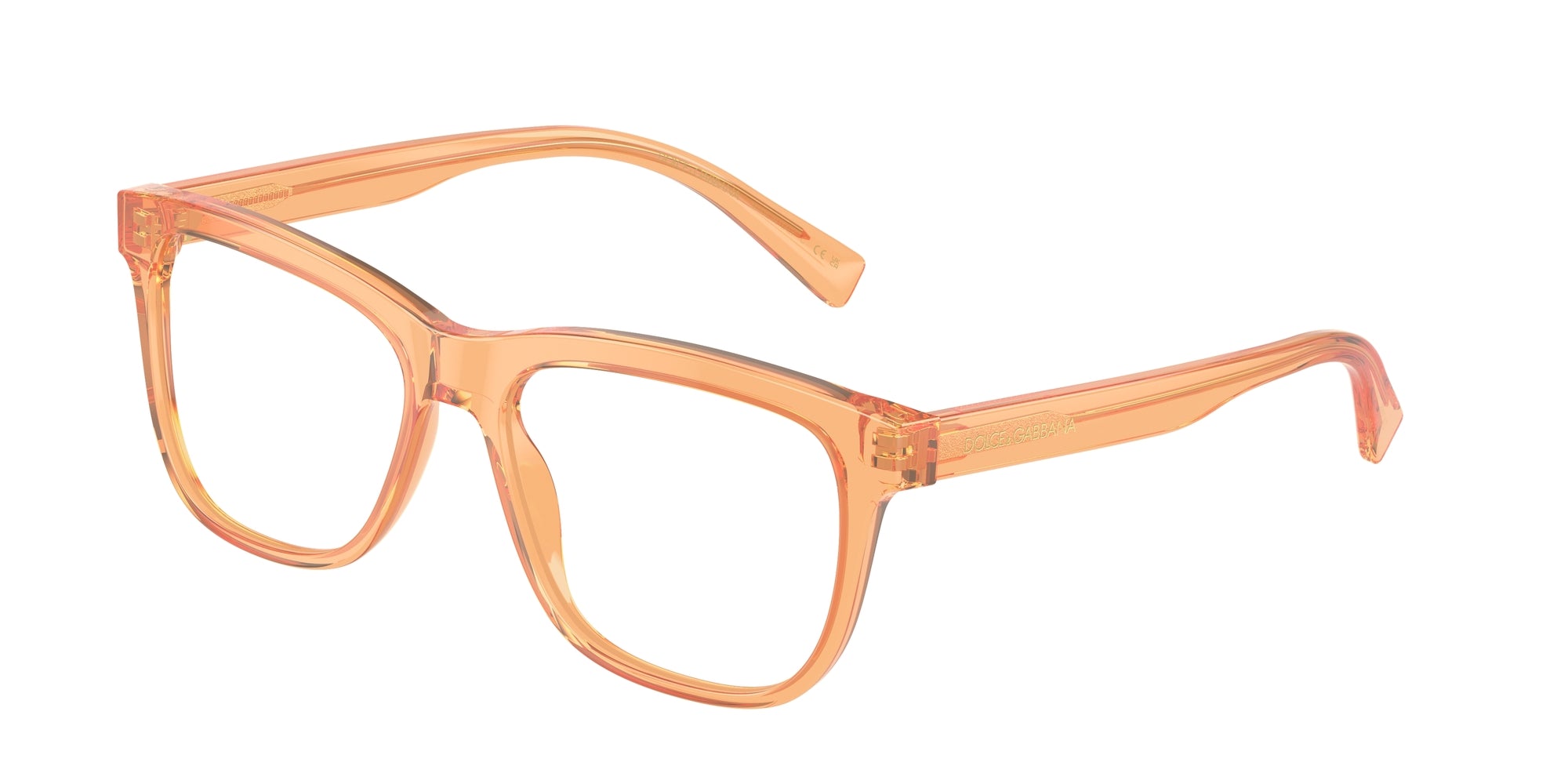 8056262097588 - Kind DX3356  3442 Rahmen von BRILLEN Acetat Orange Transparent Quadratisch Normal