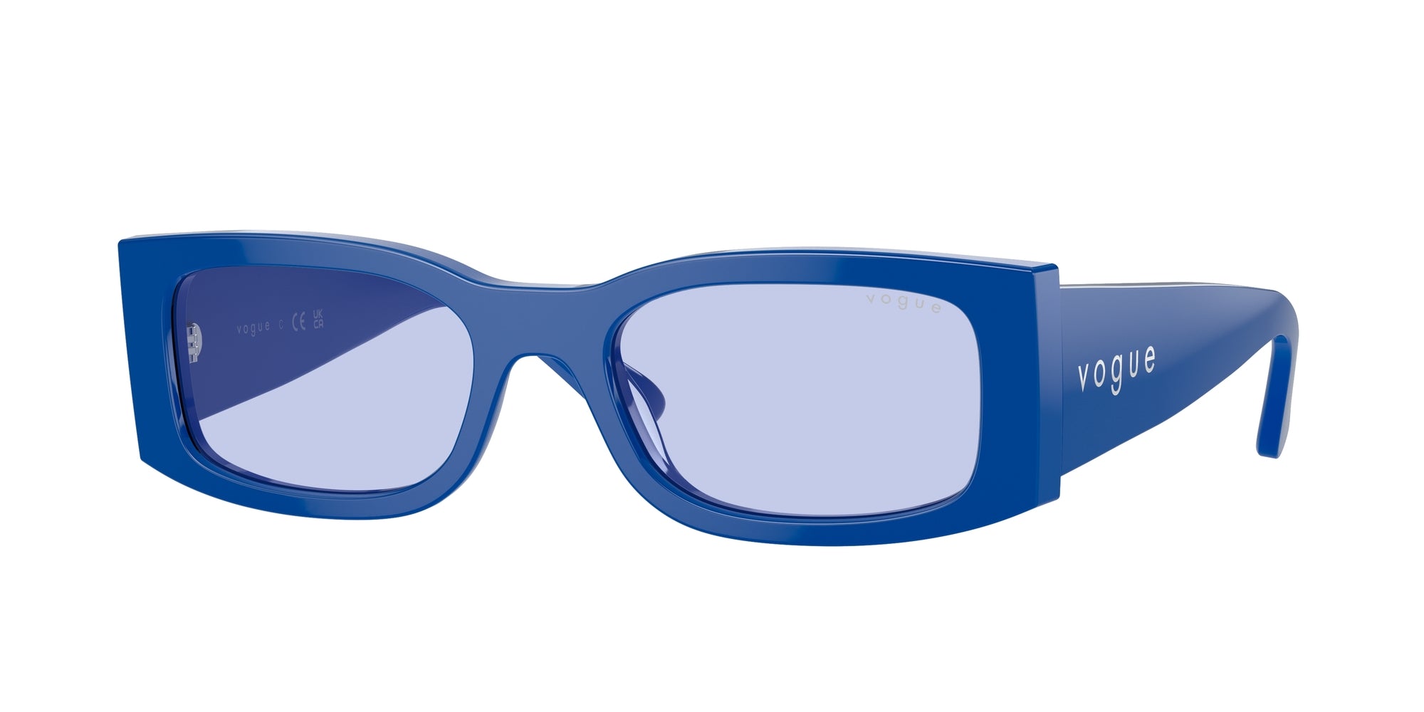 8056262148051 - Damen VO5584S  31621A Gläser SONNENBRILLEN Acetat Blau Violett Quadratisch Normal