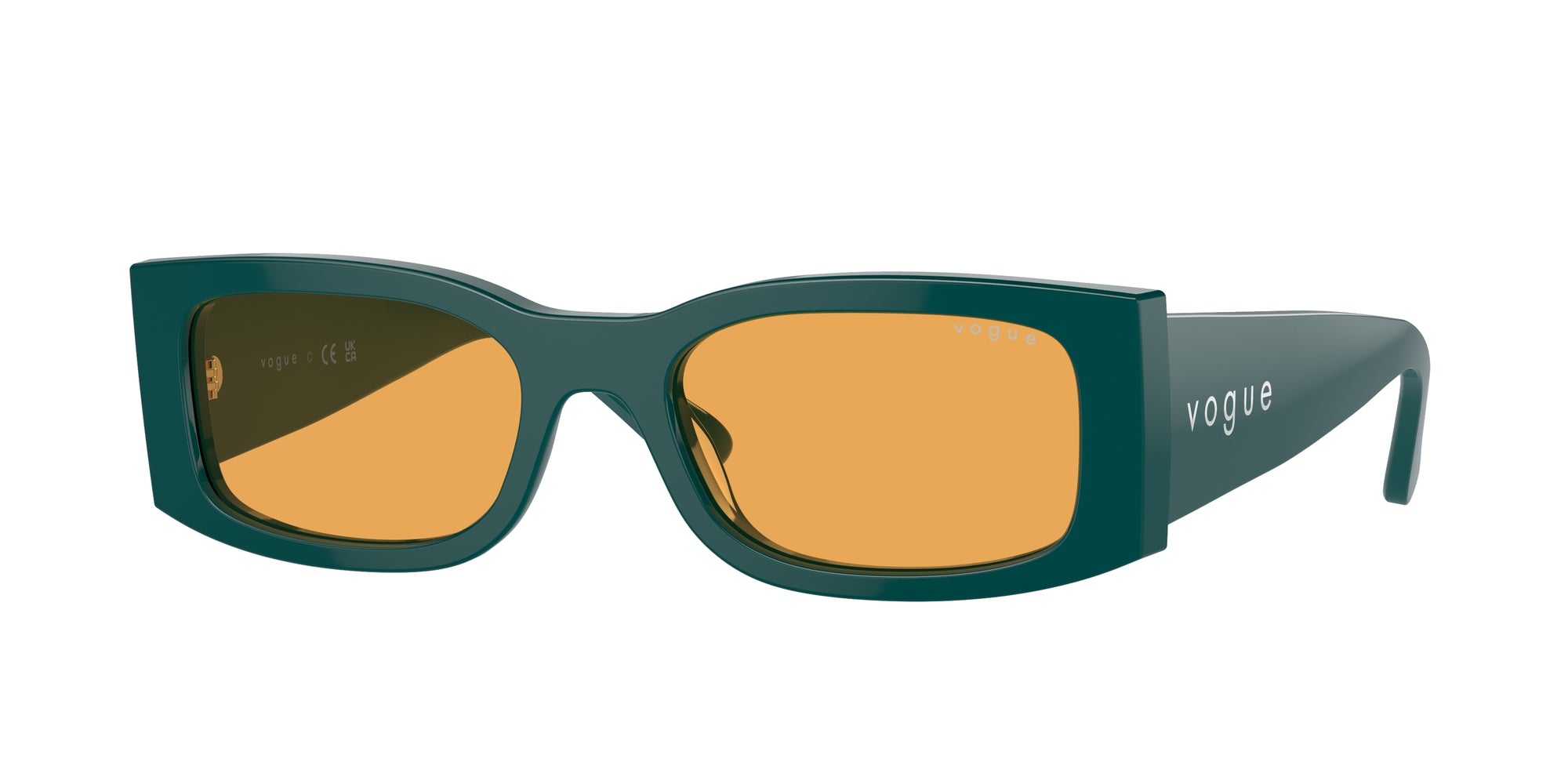 8056262148068 - Damen VO5584S  3163 7 Gläser SONNENBRILLEN Acetat Grün Orange Quadratisch Normal