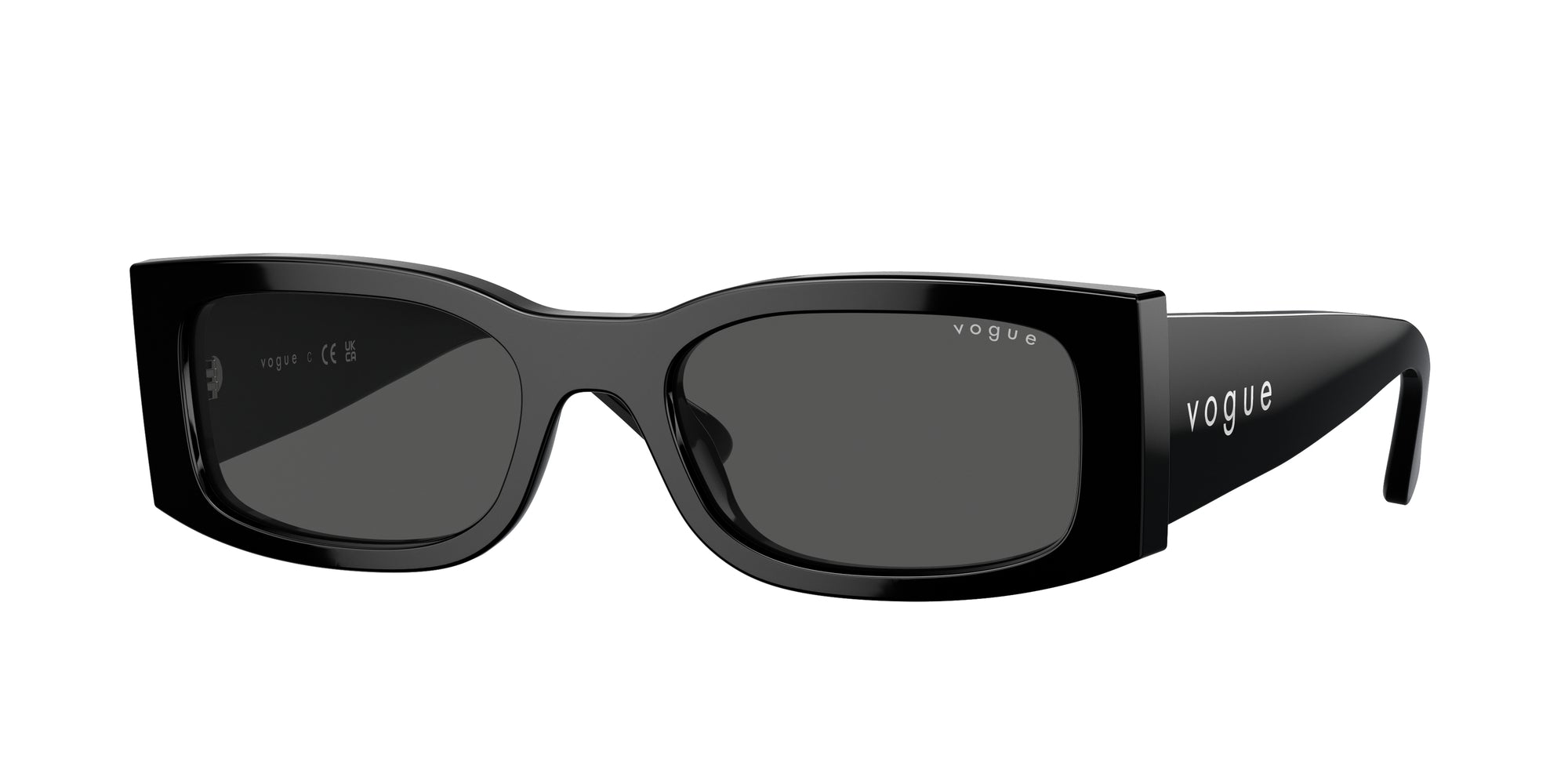 8056262148099 - Damen VO5584S  W44 87 Gläser SONNENBRILLEN Acetat Schwarz Grau Quadratisch Normal