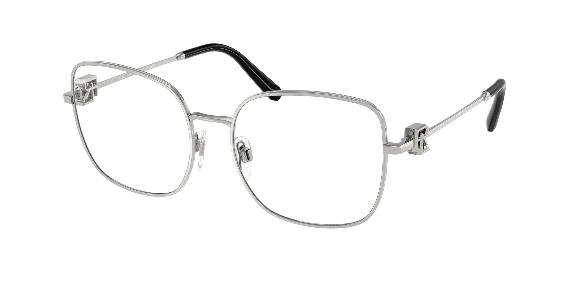 8056262182093 - Damen RL5128  9001 Rahmen von BRILLEN Stahl Silber Transparent Quadratisch Normal