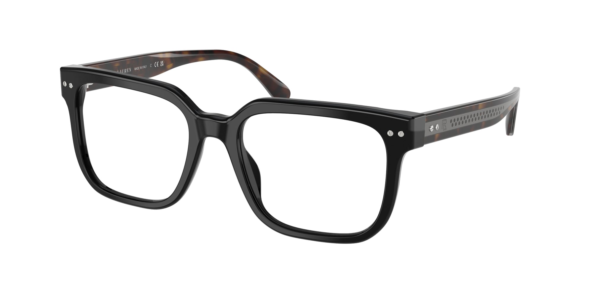 8056262182628 - Herren RL6249U  5241 Rahmen von BRILLEN Acetat Schwarz Transparent Quadratisch Normal