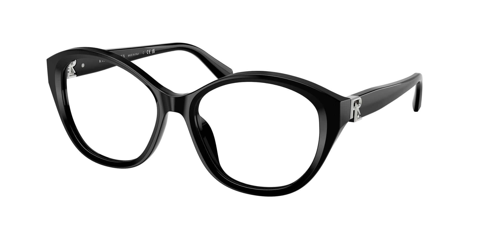 8056262183496 - Damen RL6246U  5001 Rahmen von BRILLEN Acetat Schwarz Transparent Schmetterling Normal