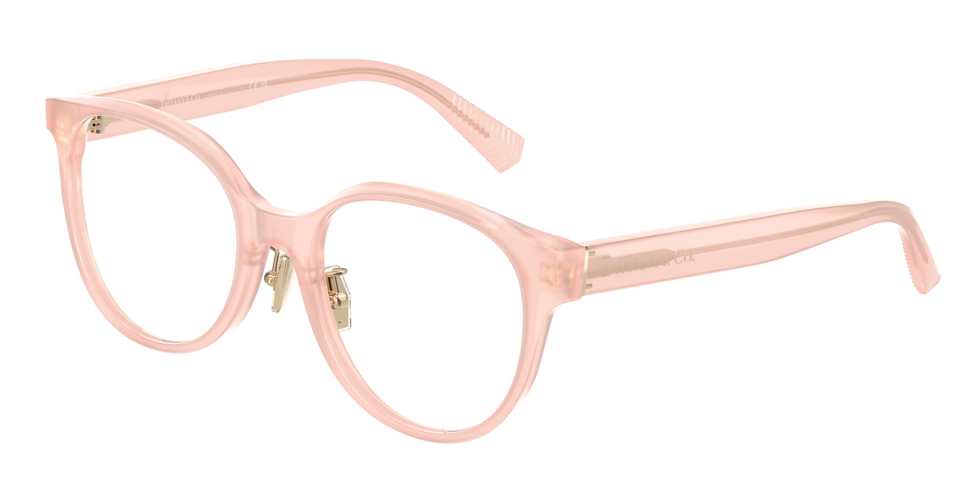 8056262184912 - Damen TF2264D  8424 Rahmen von BRILLEN Acetat Rosa Transparent Rund Normal