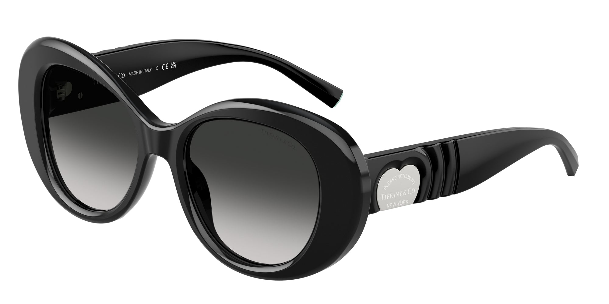 8056262185193 - Damen TF4228  80013C Gläser SONNENBRILLEN Acetat Schwarz Grau Rund Normal Schattiert