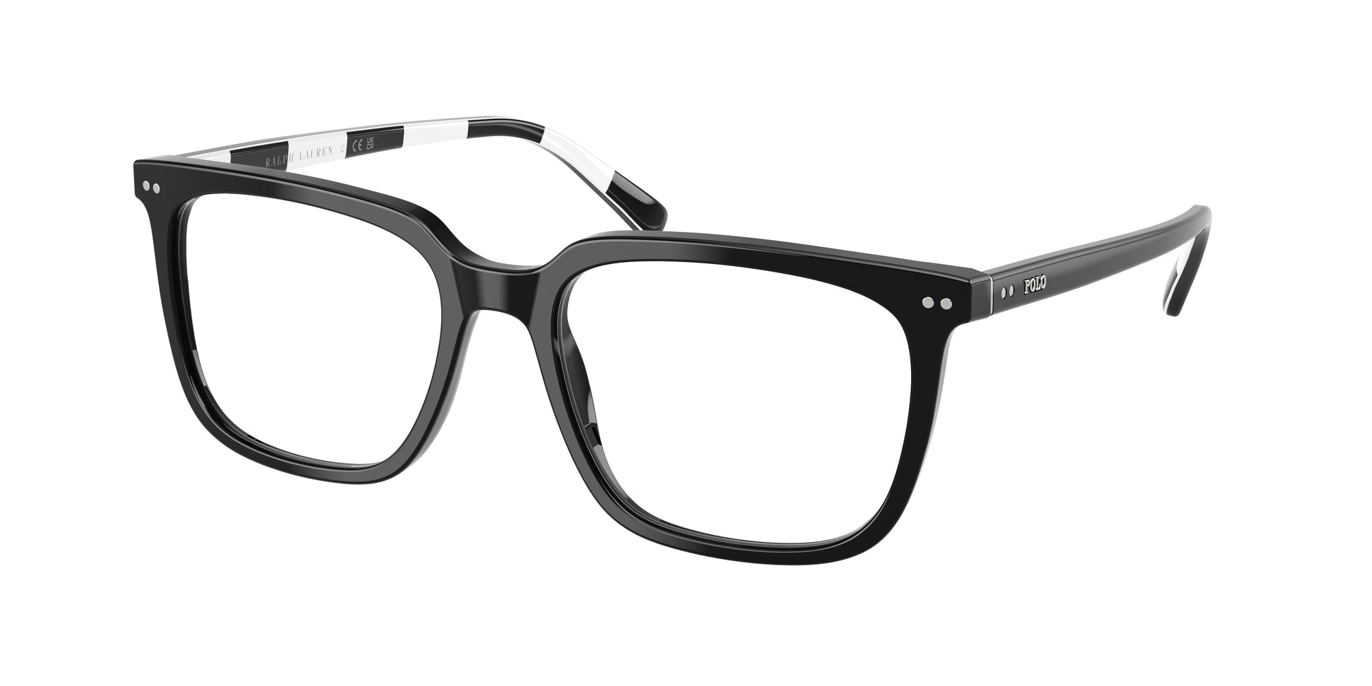 8056262185452 - Herren PH2284  5001 Rahmen von BRILLEN Acetat Schwarz Transparent Quadratisch Normal