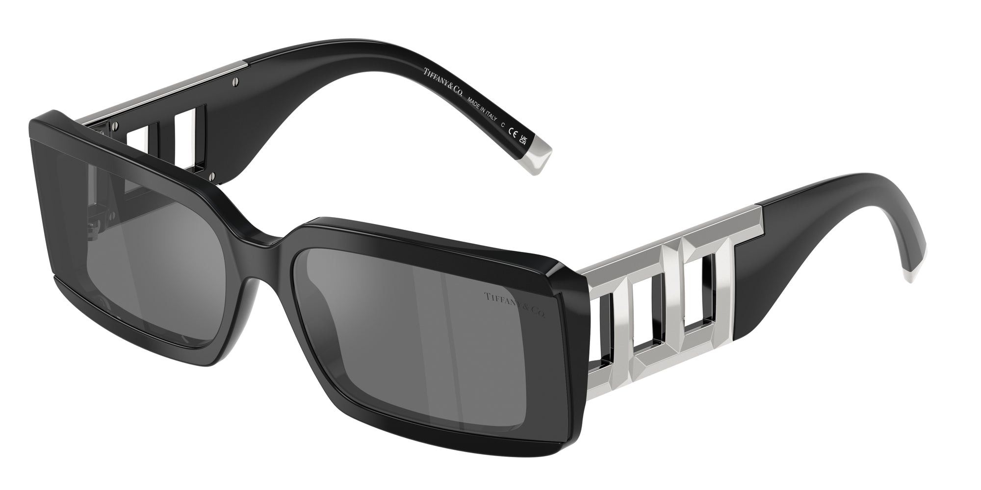 8056262192375 - Unisex TF4197  84306G Gläser SONNENBRILLEN Acetat Schwarz Grau Quadratisch Gespiegelt