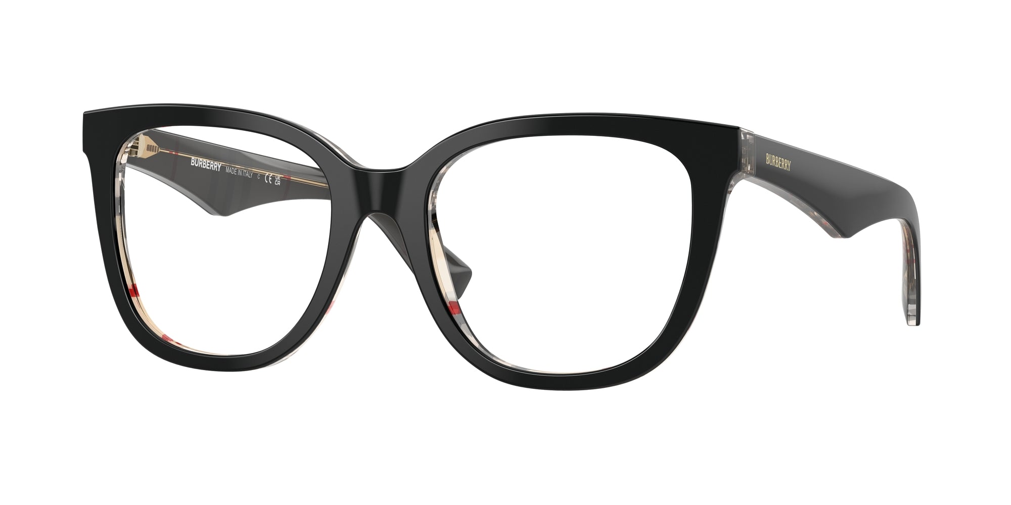 8056262197486 - Damen BE2415  4121 Rahmen von BRILLEN Acetat Schwarz Transparent Quadratisch Normal