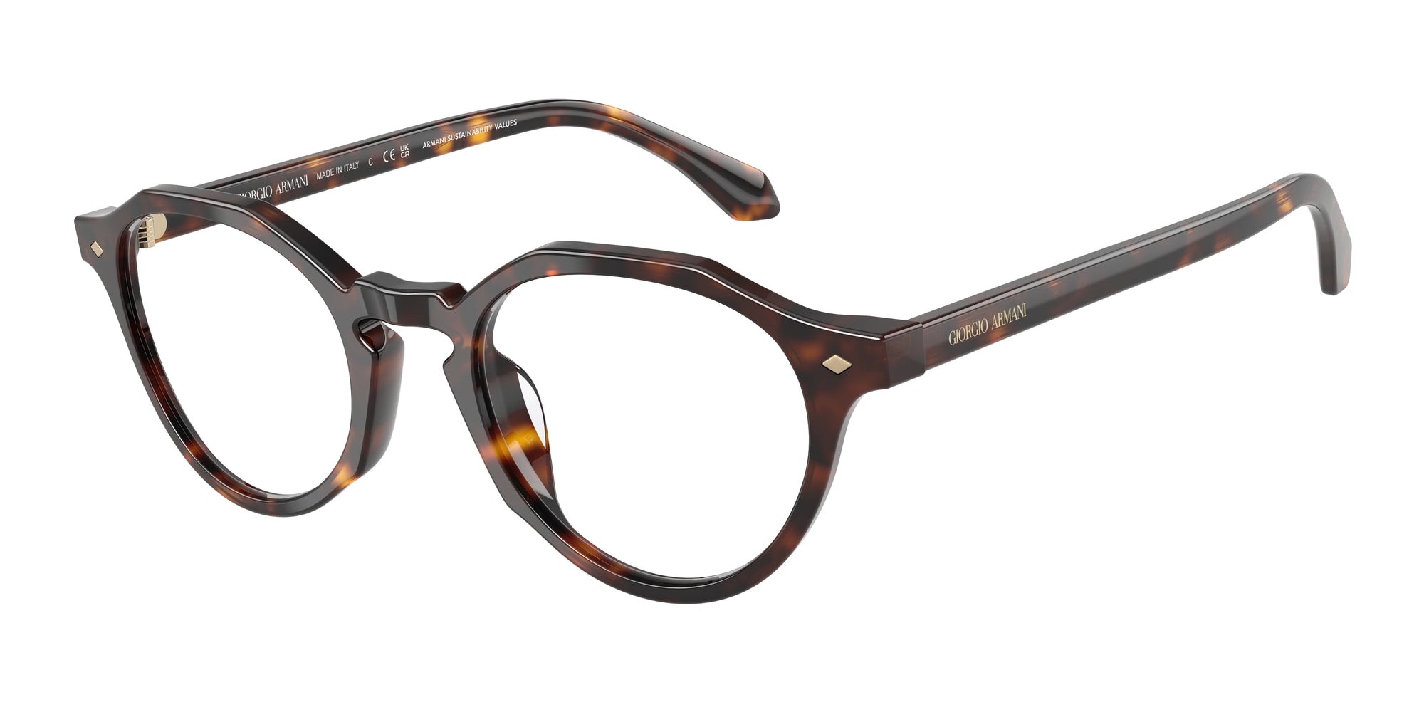 8056262199022 - Herren AR7264U  5879 Rahmen von BRILLEN Acetat Schildkröte Transparent Pantos Normal