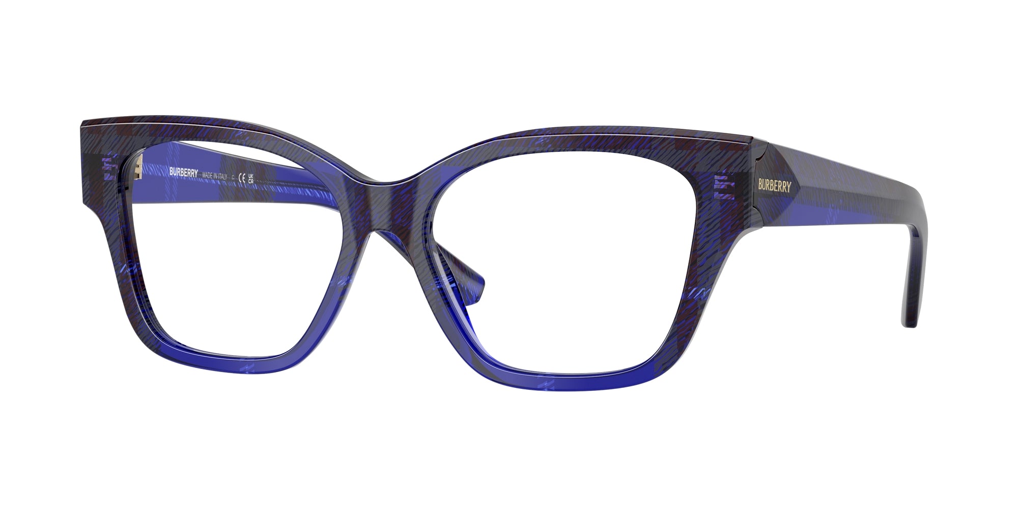 8056262220399 - Damen BE2420  4114 Rahmen von BRILLEN Acetat Blau Transparent Cat Eye Normal