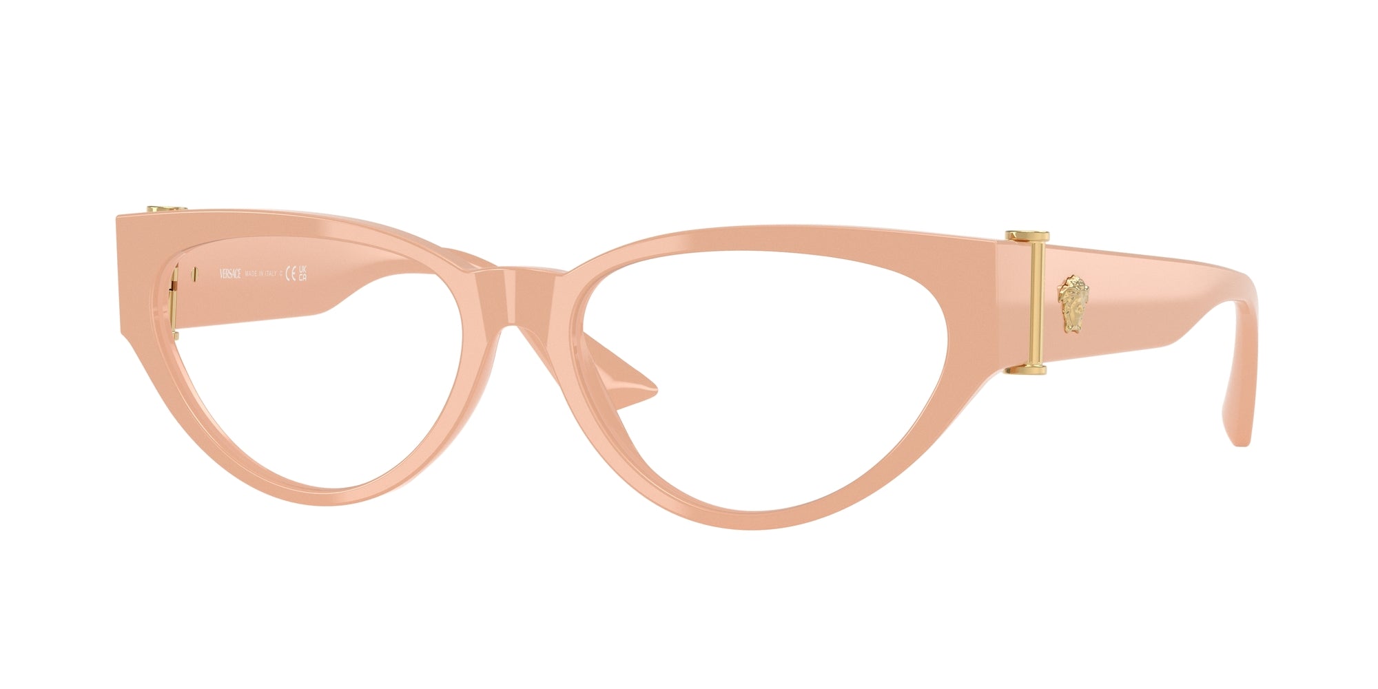 8056262224236 - Damen VE3366  5494 Rahmen von BRILLEN Acetat Rosa Transparent Cat Eye Normal