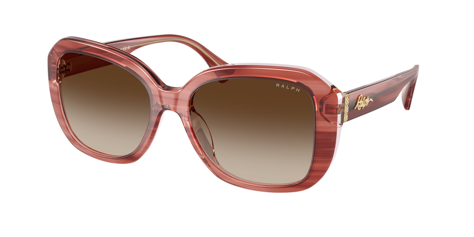 8056262226193 - Damen RA5321U  620313 Gläser SONNENBRILLEN Acetat Rot Braun Quadratisch Normal Schattiert