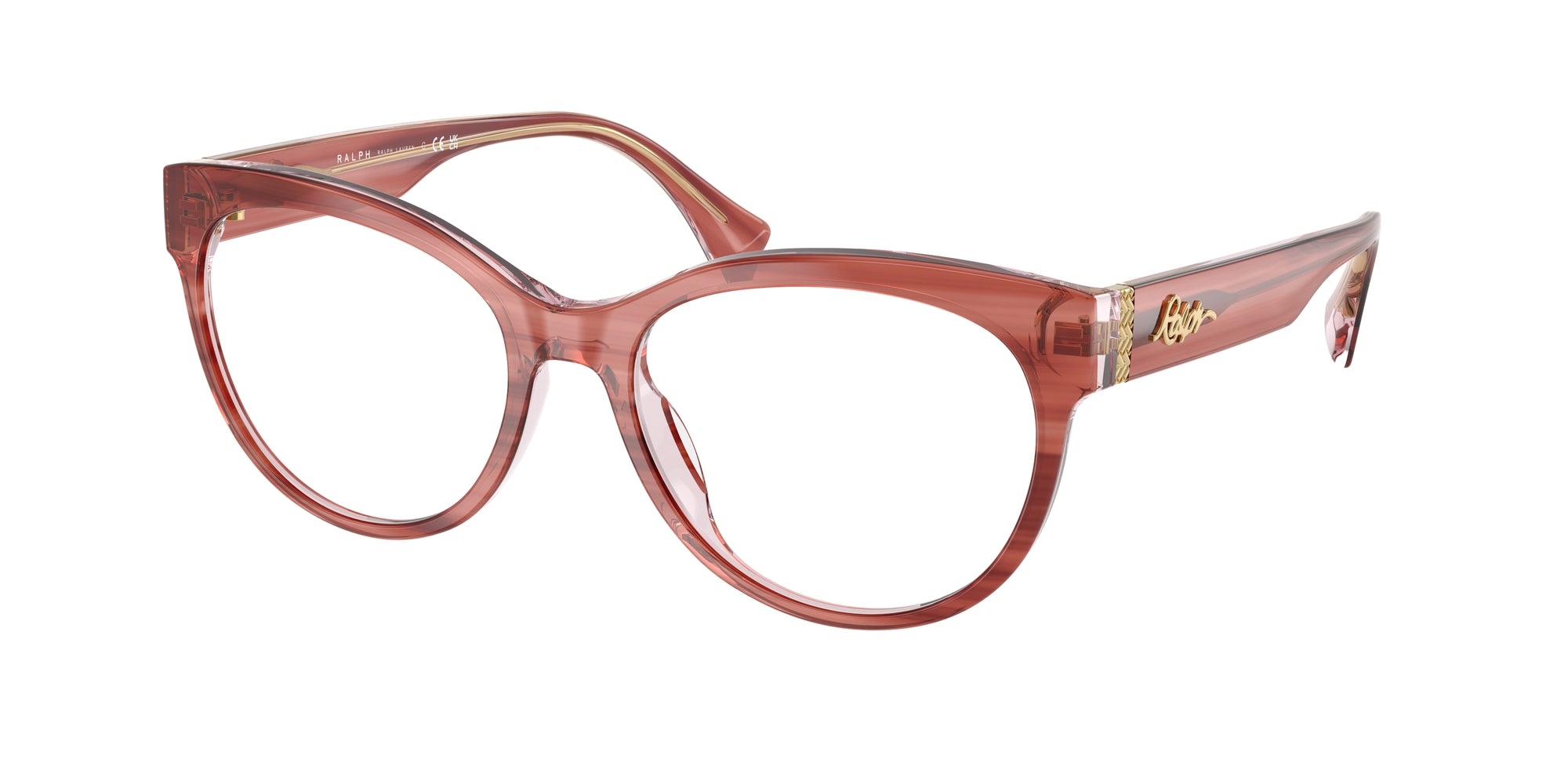 8056262227442 - Damen RA7173U  6203 Rahmen von BRILLEN Acetat Rot Transparent Pantos Normal