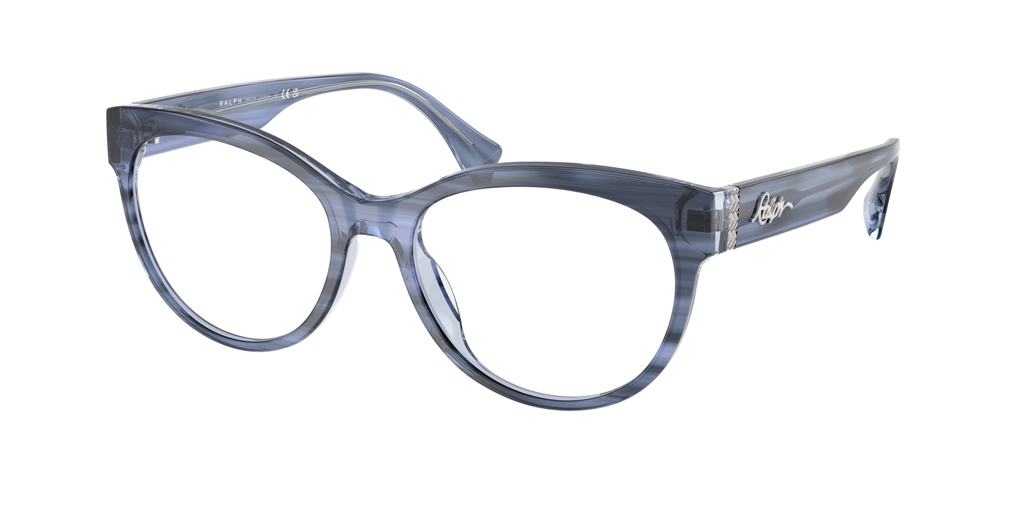 8056262227480 - Damen RA7173U  6204 Rahmen von BRILLEN Acetat Blau Transparent Pantos Normal