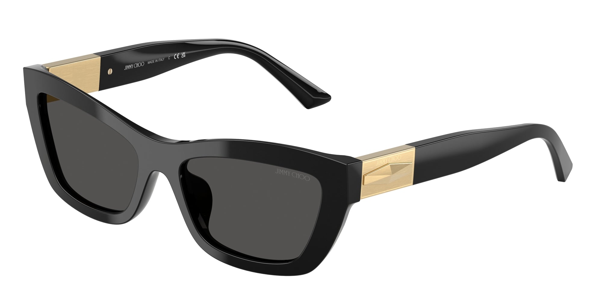 8056262230701 - Damen JC5030U  500087 Gläser SONNENBRILLEN Acetat Schwarz Grau Cat Eye Normal
