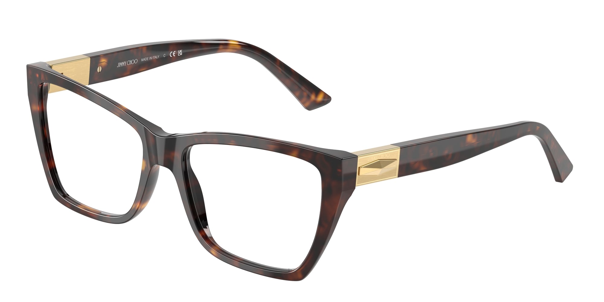 8056262231234 - Damen JC3028  5002 Rahmen von BRILLEN Acetat Schildkröte Transparent Cat Eye Normal