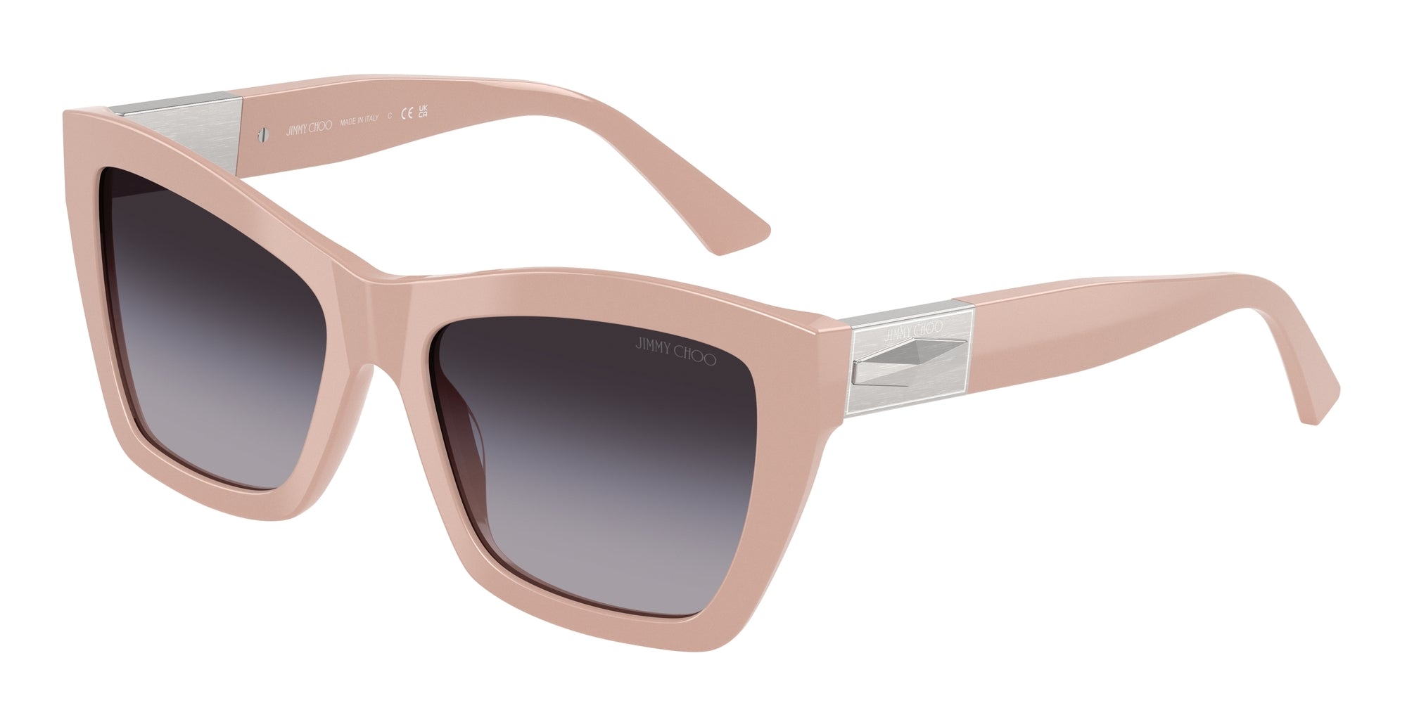 8056262231586 - Damen JC5031  50148G Gläser SONNENBRILLEN Acetat Rosa Grau Cat Eye Normal Schattiert