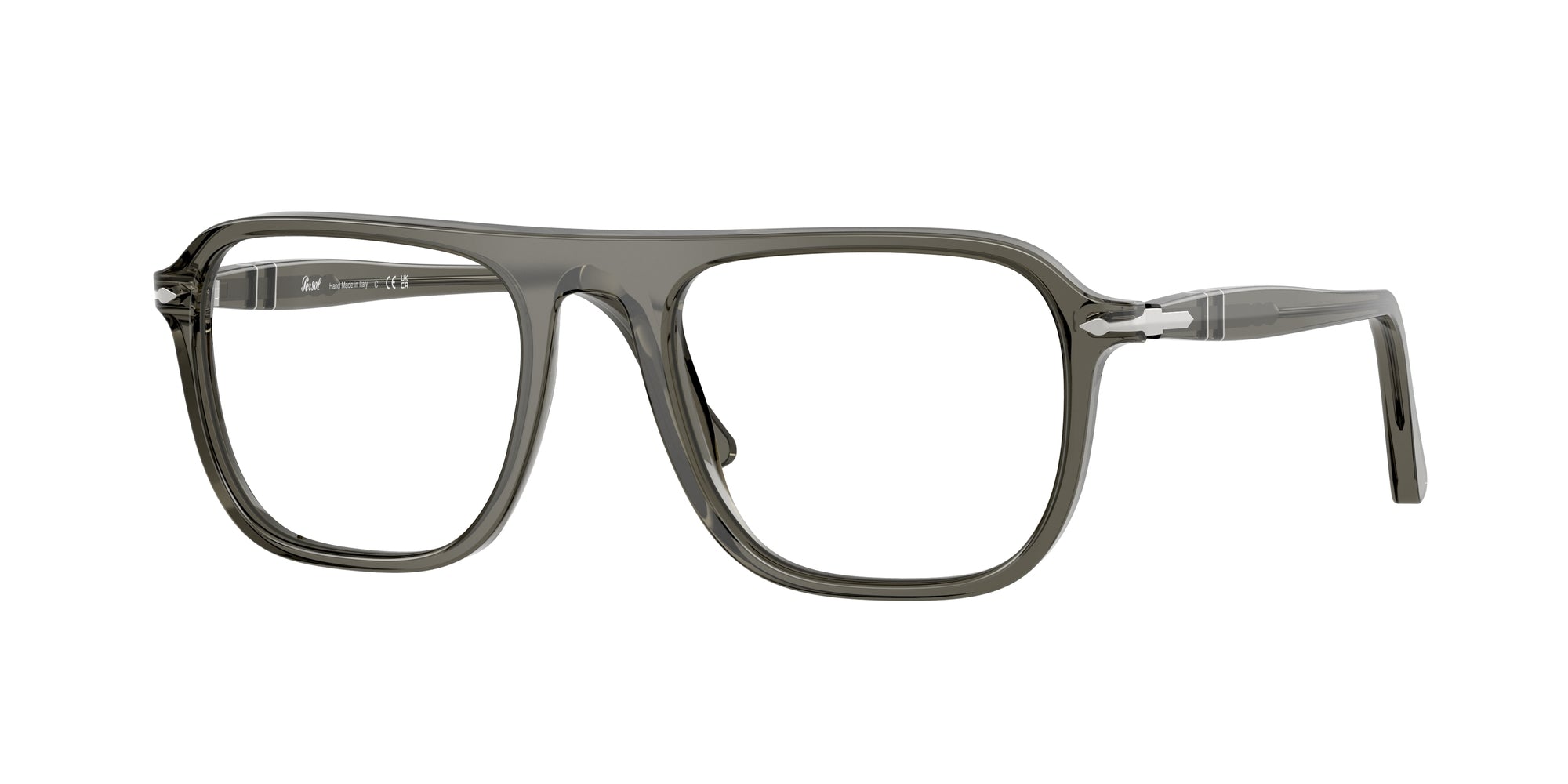 8056262231609 - Unisex PO3359V JACQUES 1103 Rahmen von BRILLEN Acetat Grau Transparent Quadratisch Normal