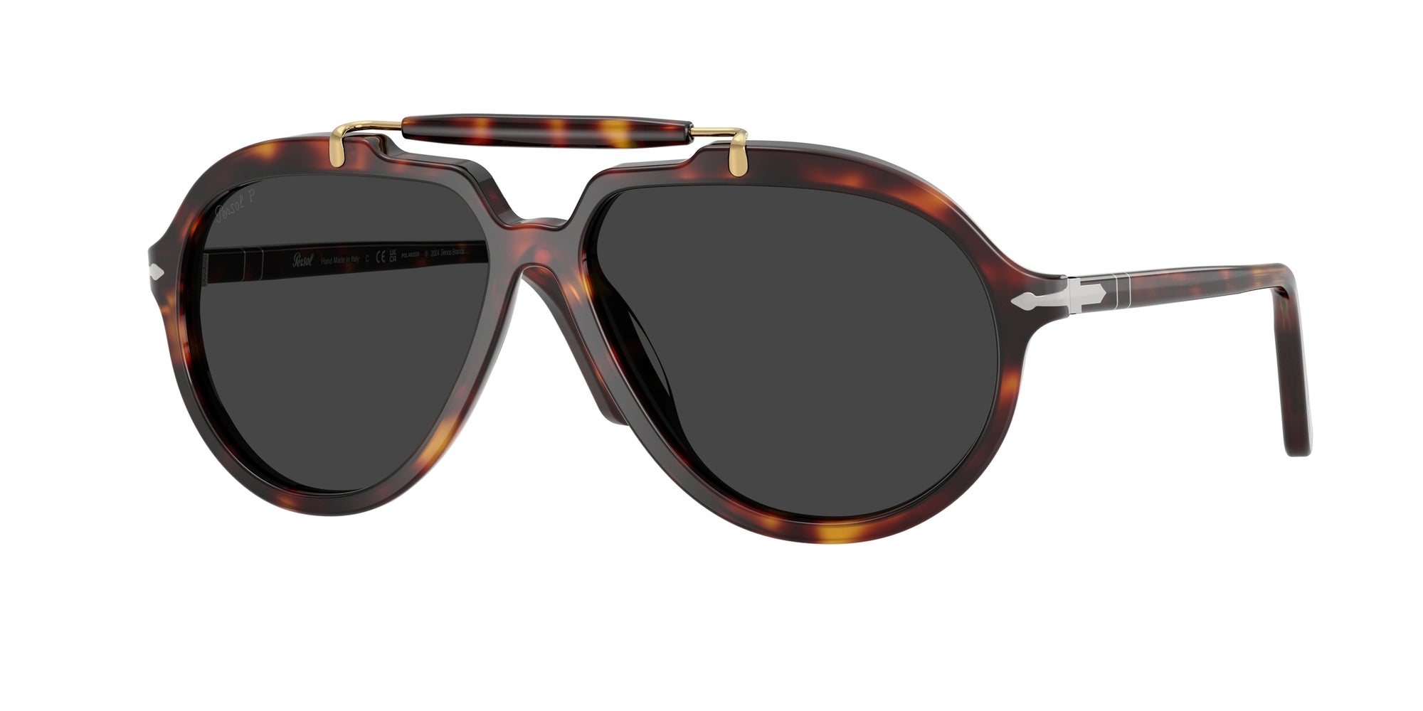 8056262232521 - Unisex PO0202S  24 48 Gläser SONNENBRILLEN Acetat Schildkröte Grau Quadratisch Polarisiert