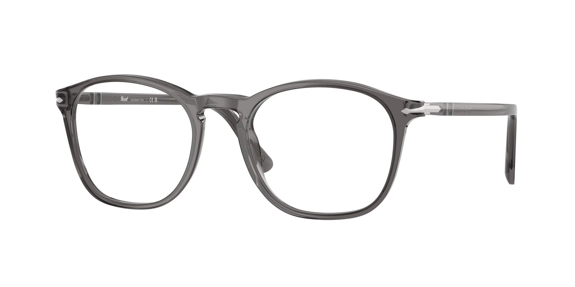 8056262233795 - Herren PO3007VM  1196 Rahmen von BRILLEN Acetat Grau Transparent Quadratisch Normal