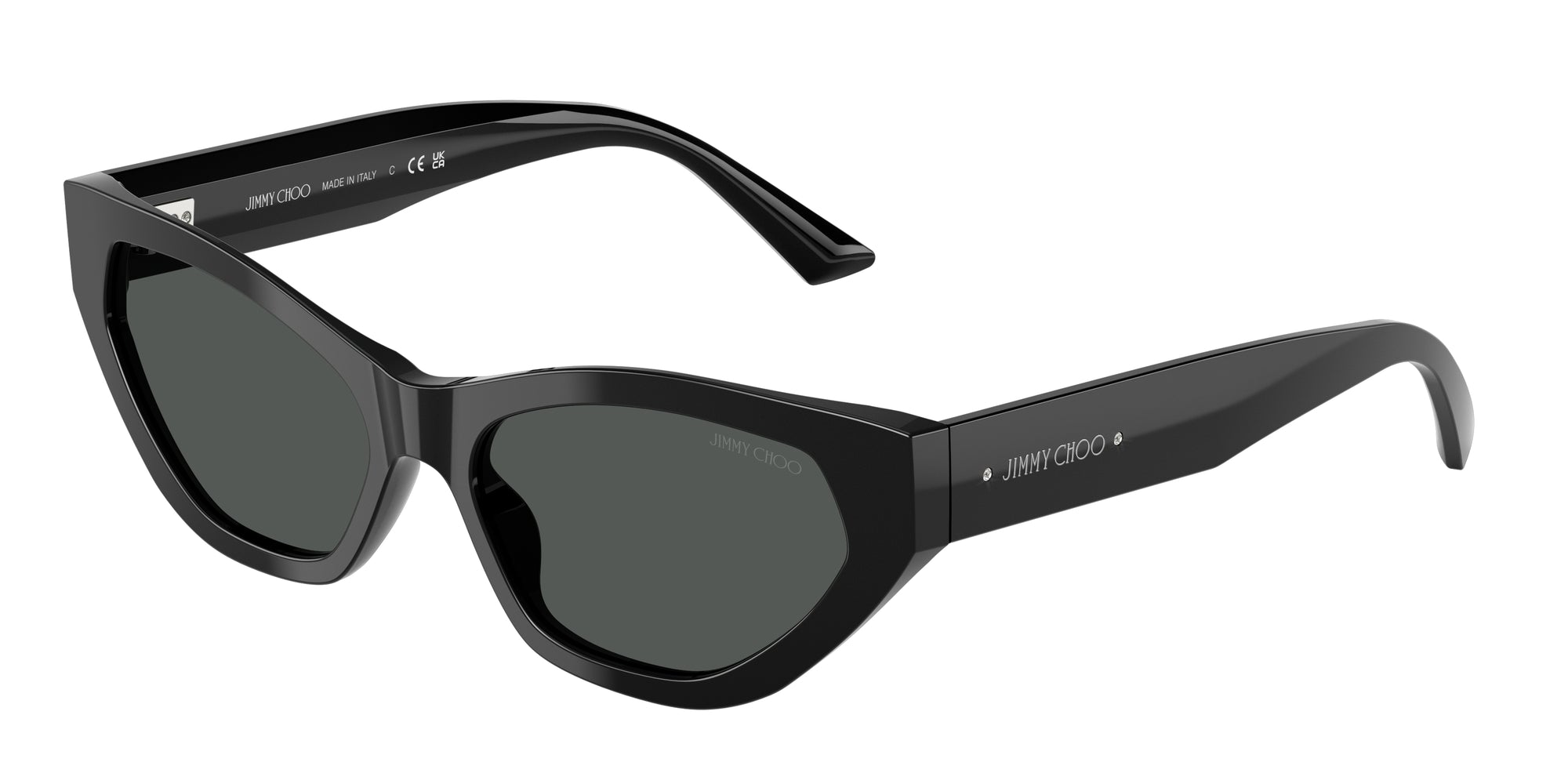 8056262234990 - Damen JC5022B  500087 Gläser SONNENBRILLEN Acetat Schwarz Grau Cat Eye Normal