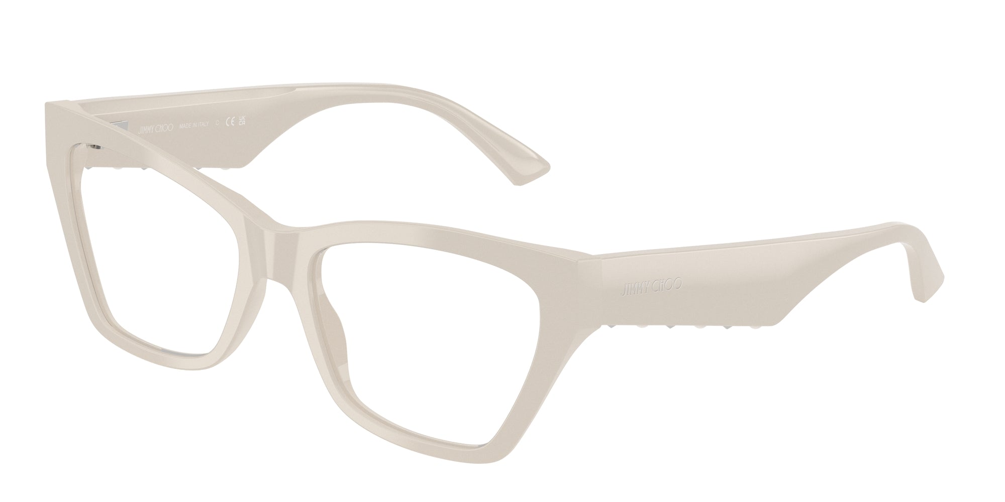 8056262235621 - Donna JC3021H  5008 Rahmen von BRILLEN Acetato Bianco Trasparente Cat Eye Normale