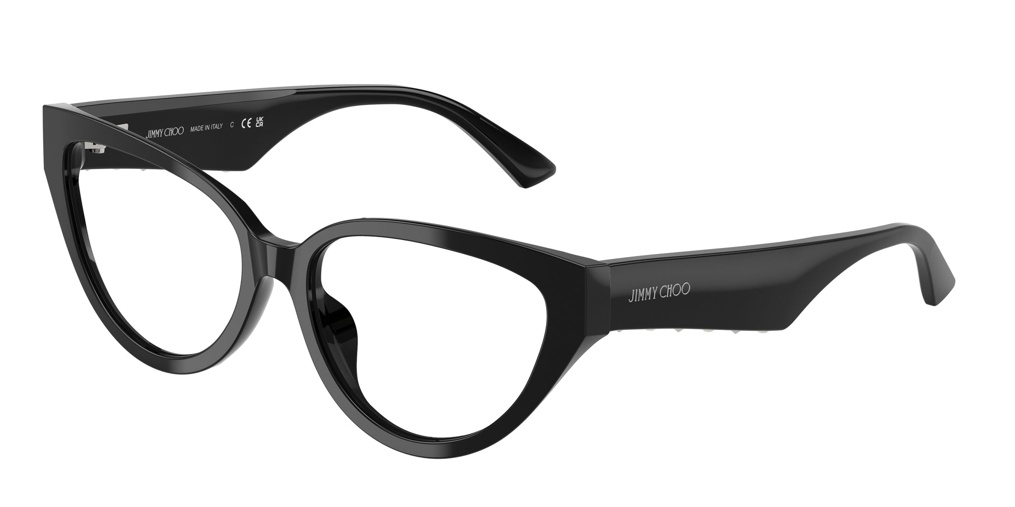 8056262236338 - Donna JC3023HU  5000 Rahmen von BRILLEN Acetato Nero Trasparente Cat Eye Normale