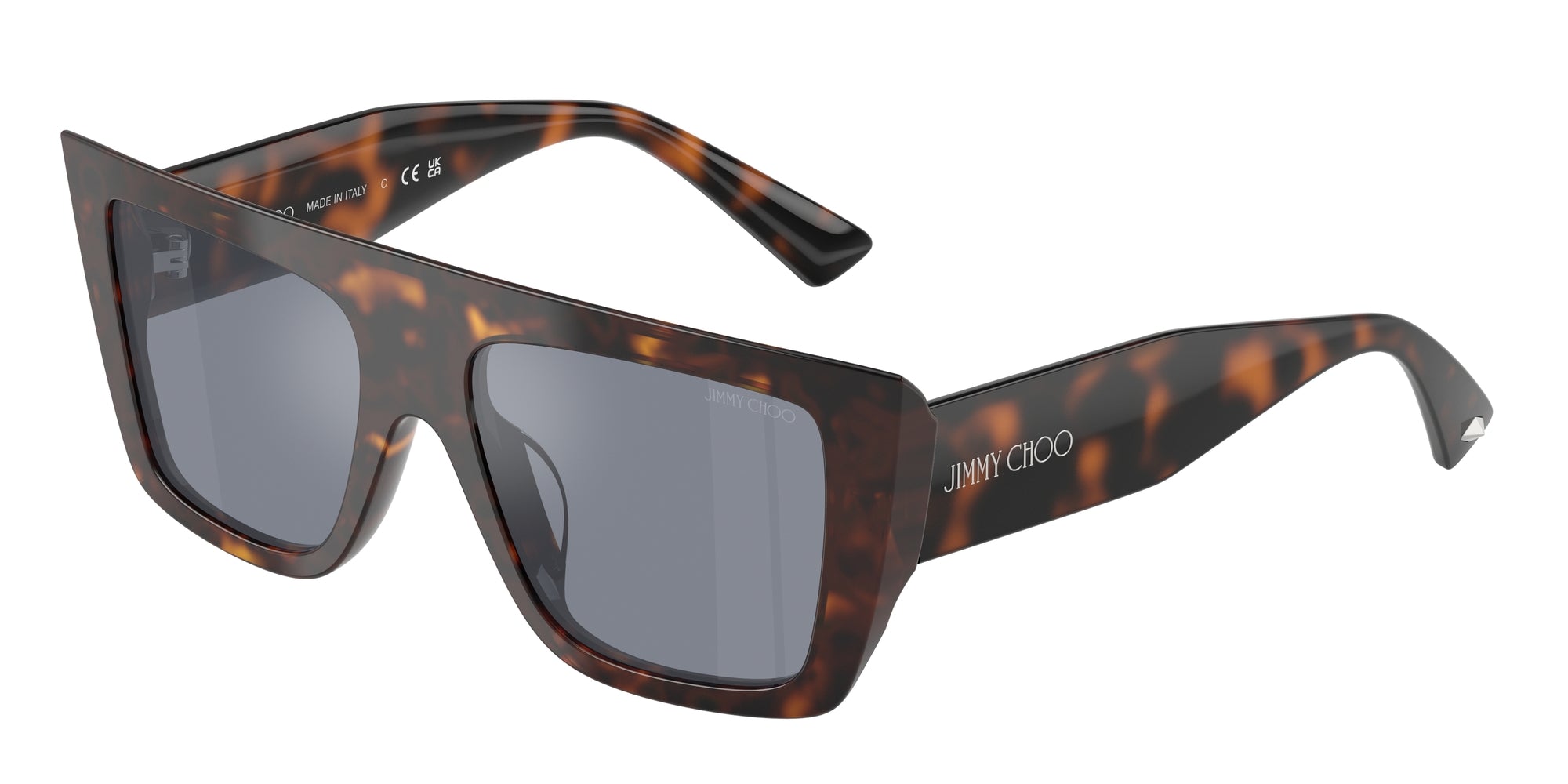 8056262237656 - Damen JC5026U  50021U Gläser SONNENBRILLEN Acetat Schildkröte Hellblau Quadratisch Normal