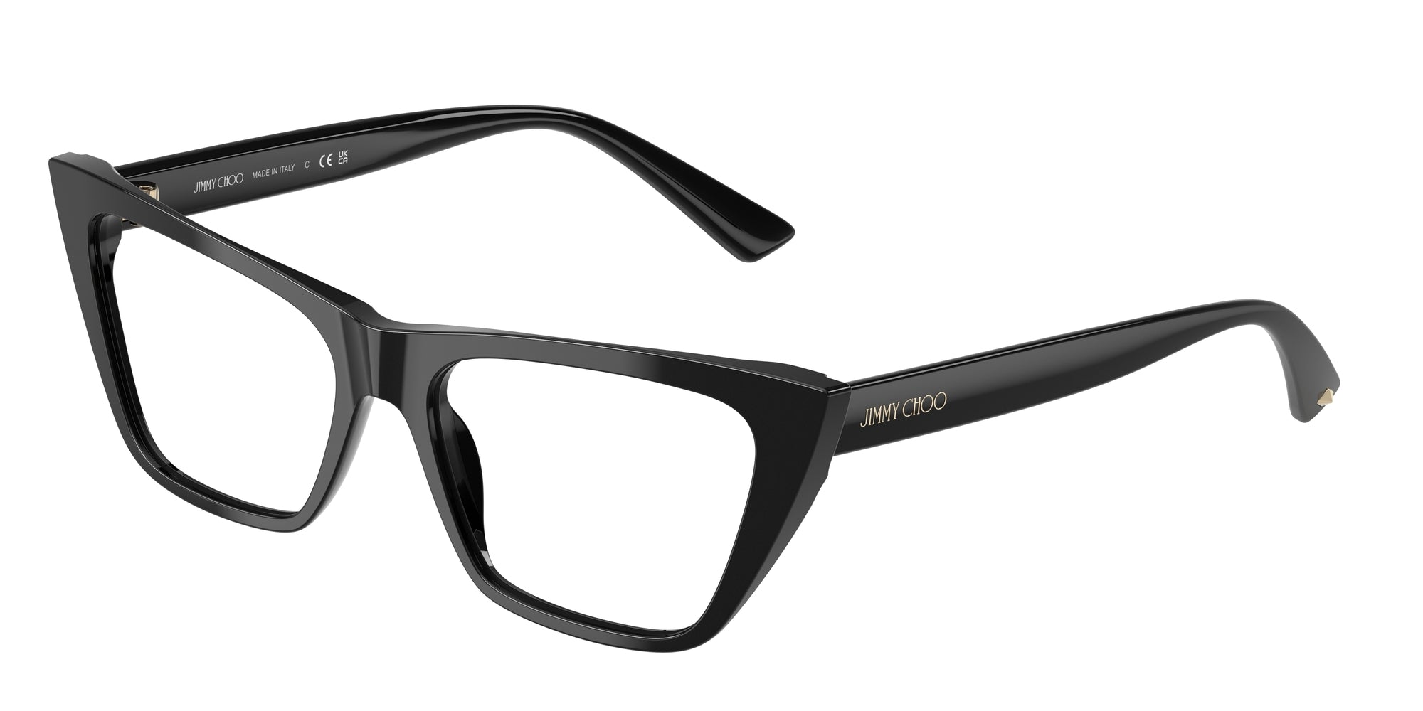 8056262238004 - Donna JC3025  5000 Rahmen von BRILLEN Acetato Nero Trasparente Cat Eye Normale