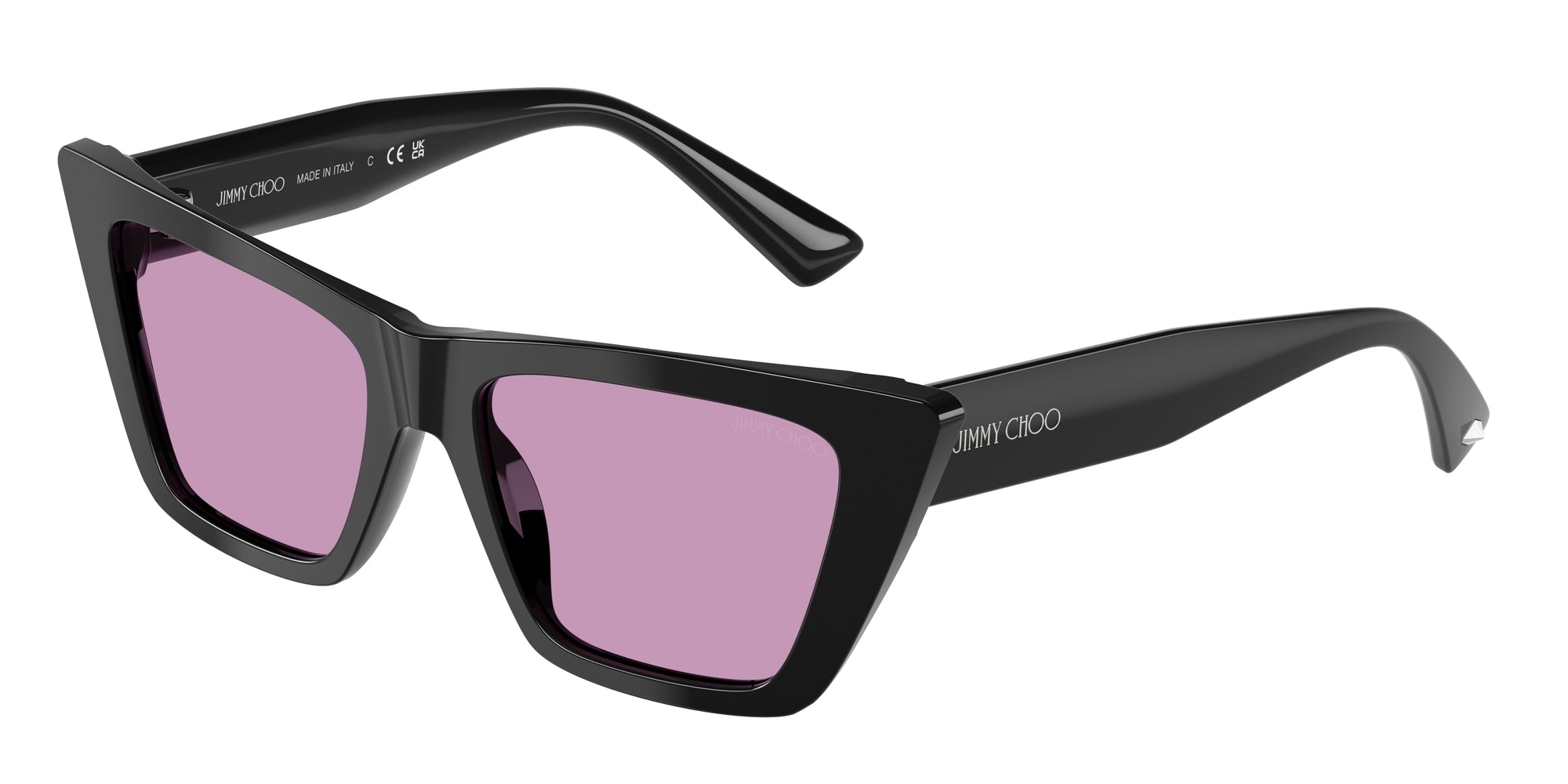 8056262238172 - Damen JC5028  501769 Gläser SONNENBRILLEN Acetat Schwarz Violett Cat Eye Normal
