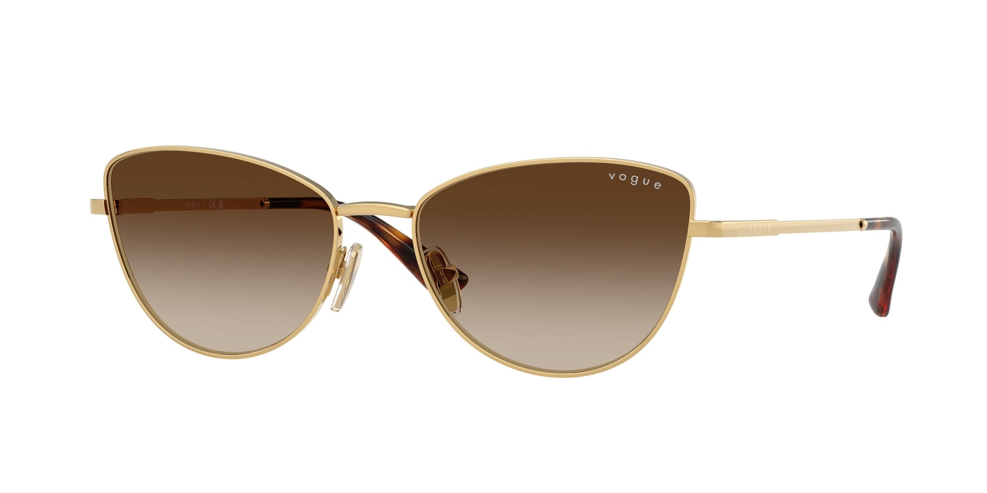 8056262245965 - Damen VO4324S  280 13 Gläser SONNENBRILLEN Metall Gold  Schmetterling Normal