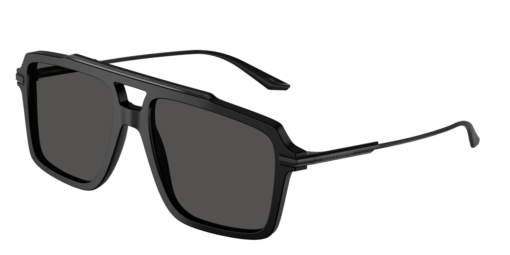 8056262247792 - Herren DG4477  252587 Gläser SONNENBRILLEN Acetat Schwarz Grau Pilot Normal