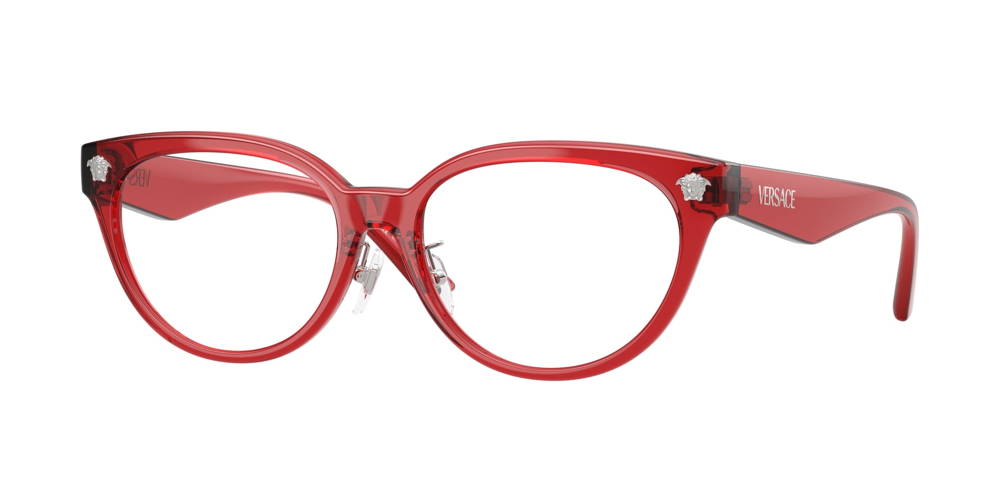 8056262249680 - Damen VE3370D  5495 Rahmen von BRILLEN Injiziert Rot Transparent Quadratisch Normal