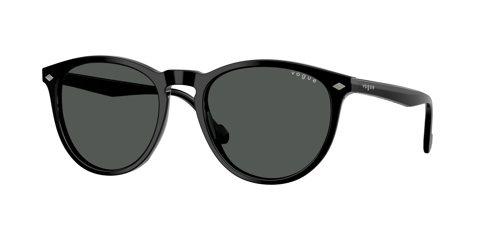 8056262250266 - Herren VO5599S  W44 87 Gläser SONNENBRILLEN Acetat Schwarz Grau Pantos Normal