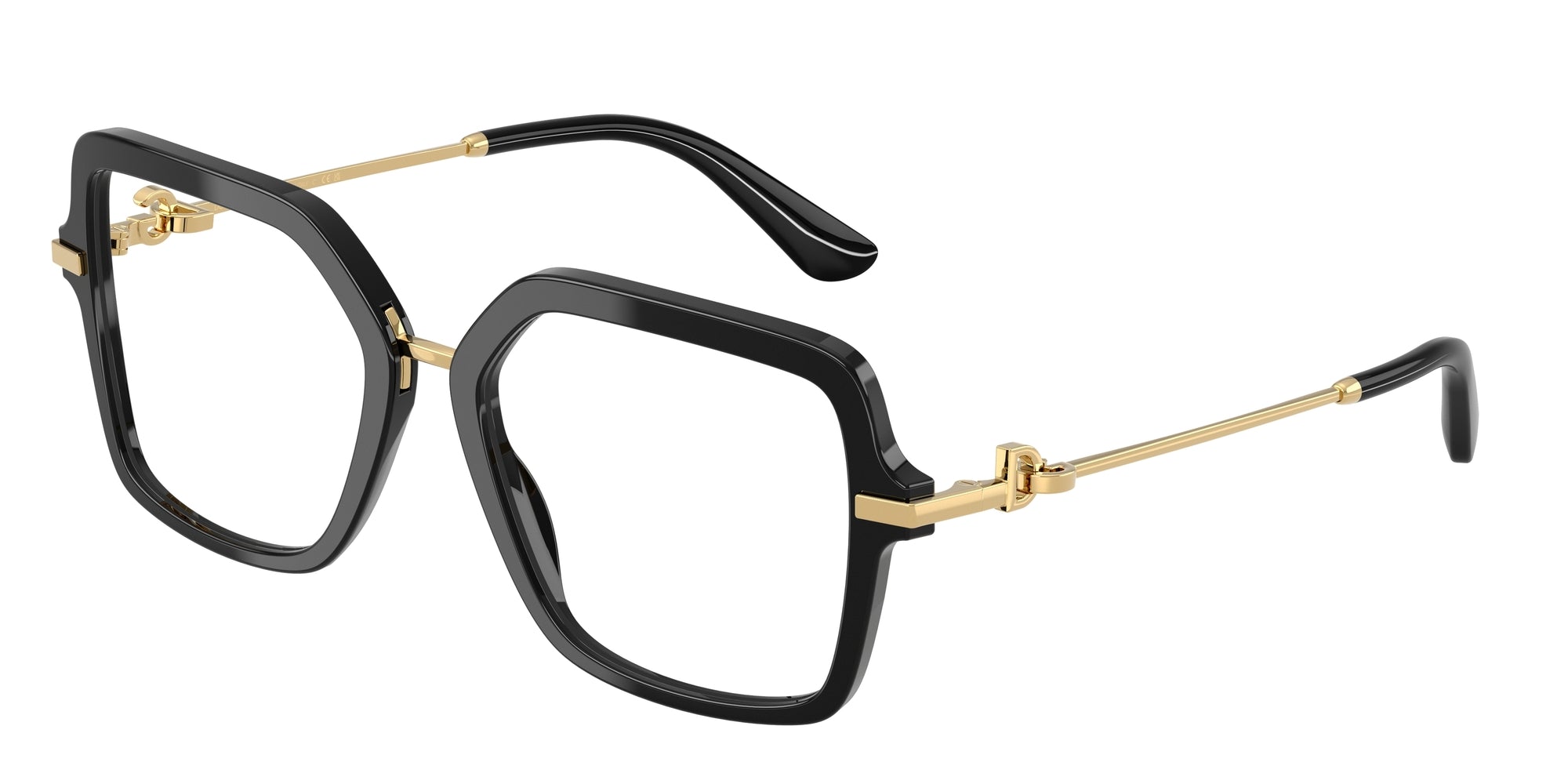 8056262256305 - Damen DG3396 501 Rahmen von BRILLEN Acetat Schwarz Transparent Quadratisch Normal 8056262256305 - Damen DG3396 501 Rahmen von BRILLEN Acetat Schwarz Transparent Quadratisch Normal