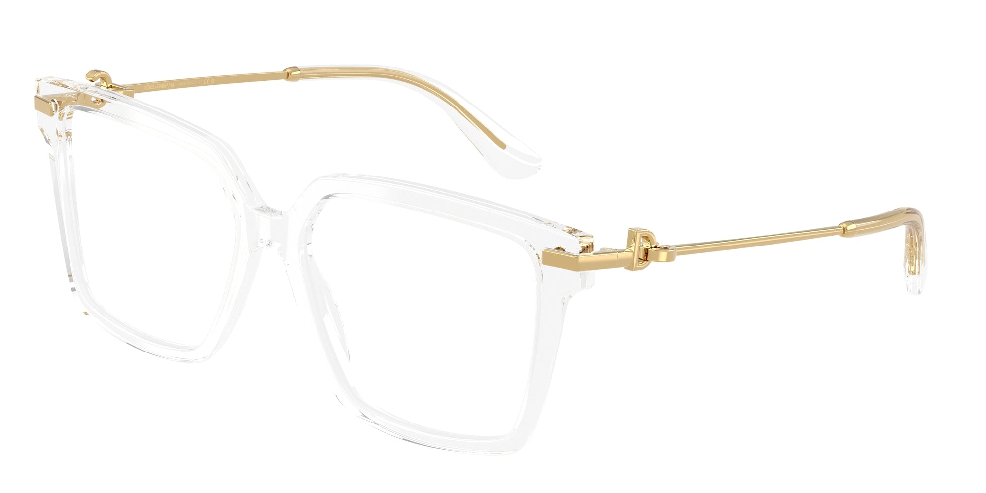 8056262256725 - Damen DG3397  3133 Rahmen von BRILLEN Acetat Transparent Transparent Quadratisch Normal