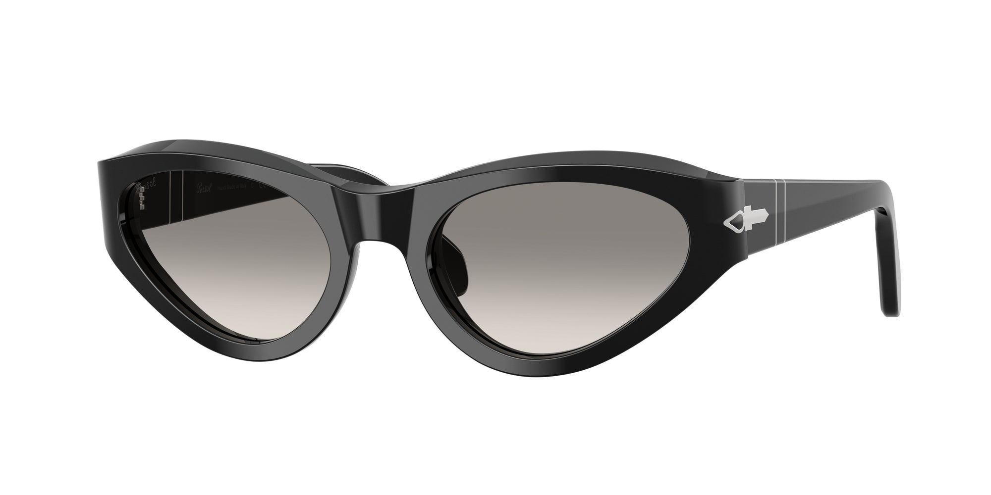 8056262257258 - Damen PO0052S  95 32 Gläser SONNENBRILLEN Acetat Schwarz Grau Schmetterling Normal Schattiert