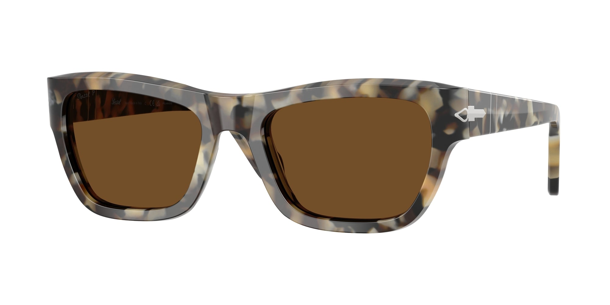 8056262265017 - Unisex PO0091S  107157 Gläser SONNENBRILLEN Acetat Schildkröte Braun Schmetterling Polarisiert