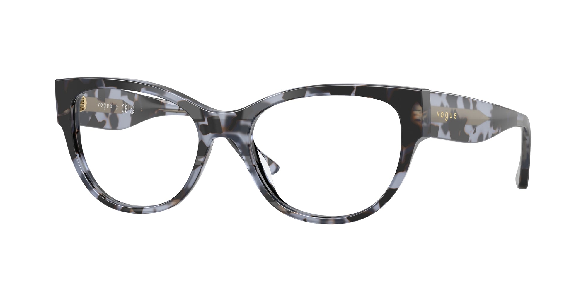 8056262266687 - Damen VO5604  3147 Rahmen von BRILLEN Acetat Blau Transparent Cat Eye Normal