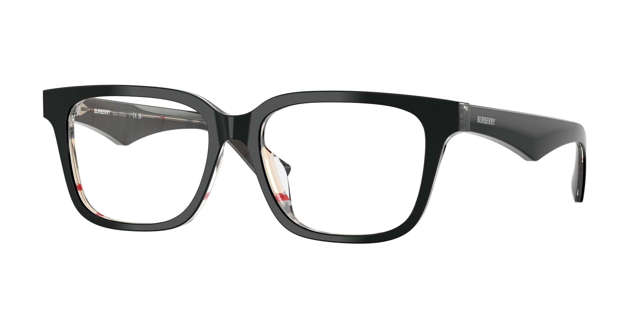 8056262281376 - Damen BE2425D  4121 Rahmen von BRILLEN Acetat Schwarz Transparent Quadratisch Normal