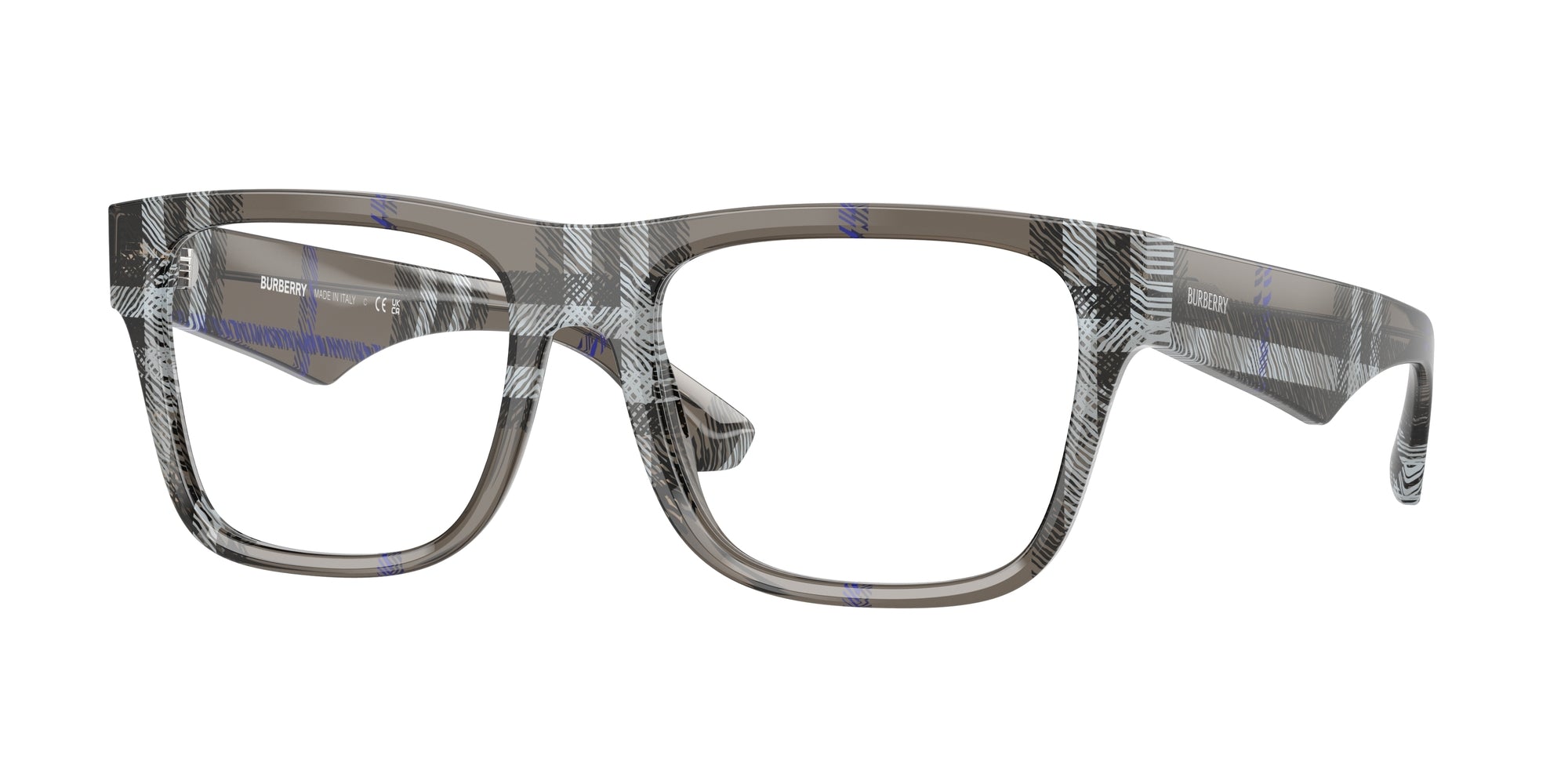 8056262283745 - Herren BE2411  4147 Rahmen von BRILLEN Acetat Grau Transparent Quadratisch Normal