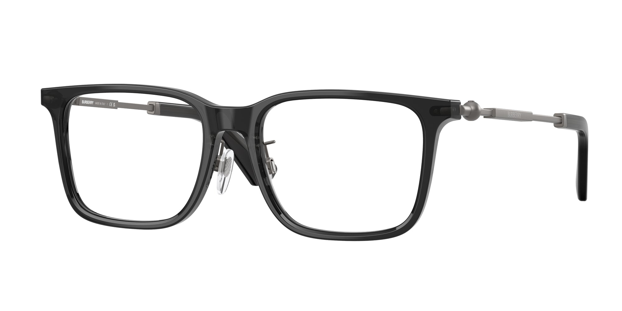 8056262284278 - Herren BE2426D  4112 Rahmen von BRILLEN Acetat Grau Transparent Quadratisch Normal