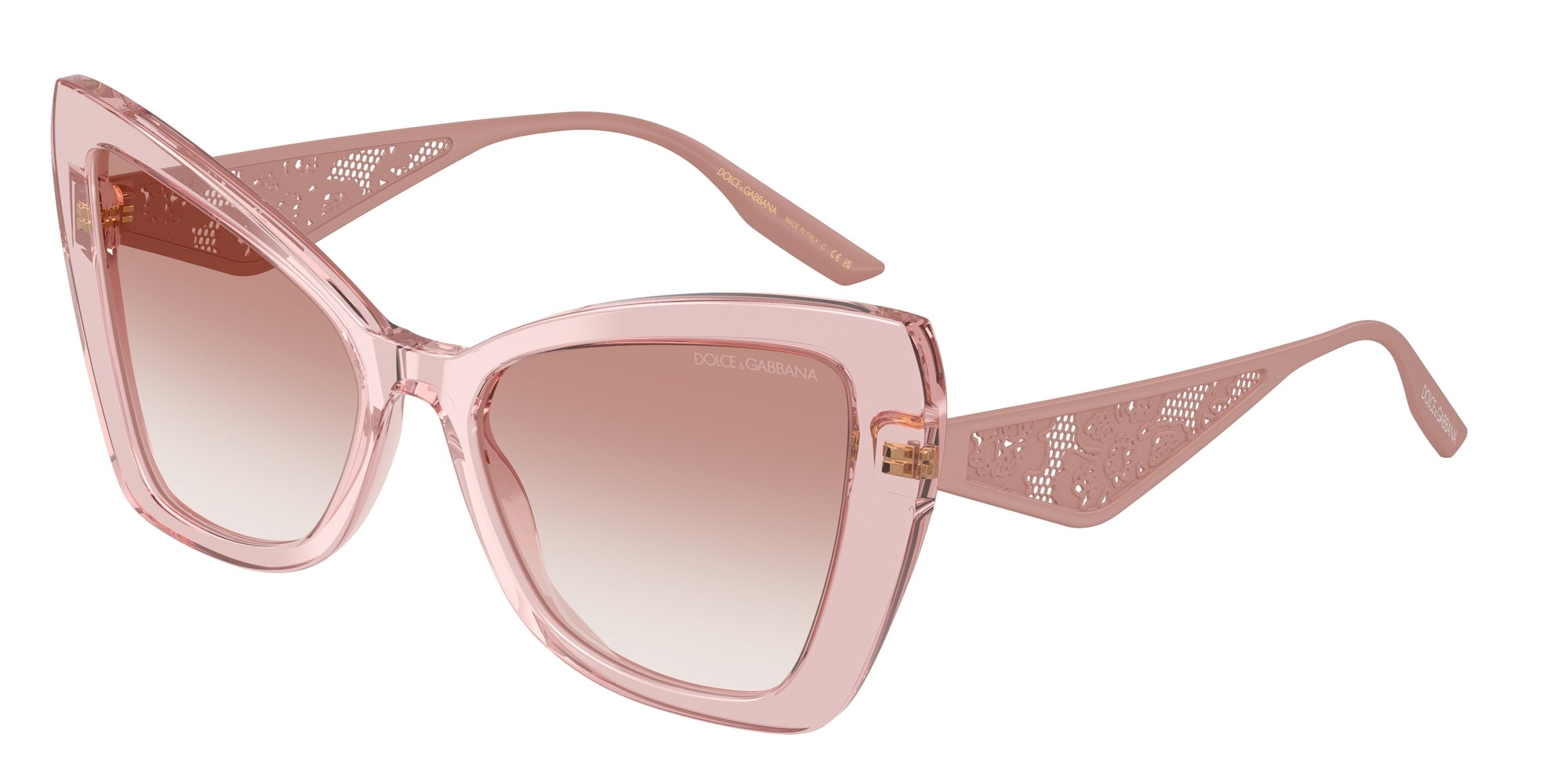 8056262293836 - Damen DG4489  322613 Gläser SONNENBRILLEN Acetat Rosa Braun Cat Eye Normal Schattiert