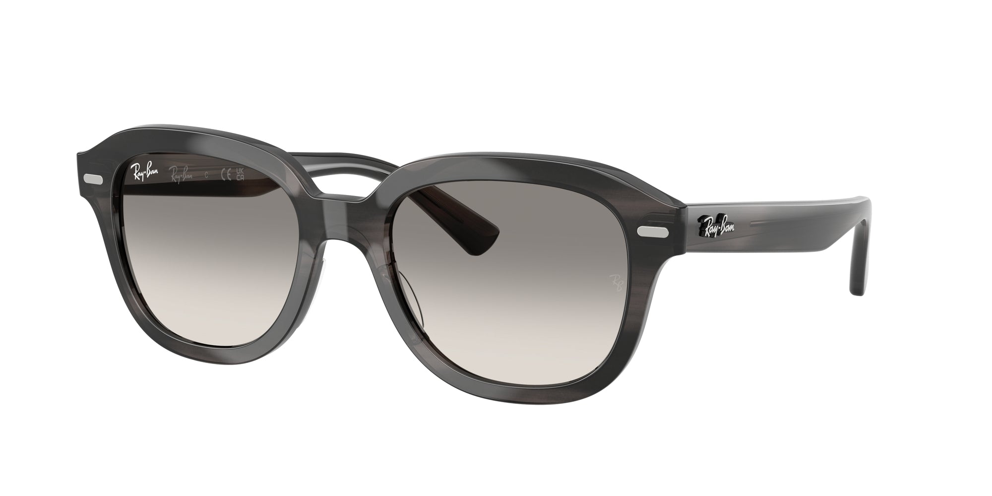8056262301647 - Unisex RB4398 ERIK 140432 Gläser SONNENBRILLEN Acetat Grau Grau Quadratisch Normal Schattiert