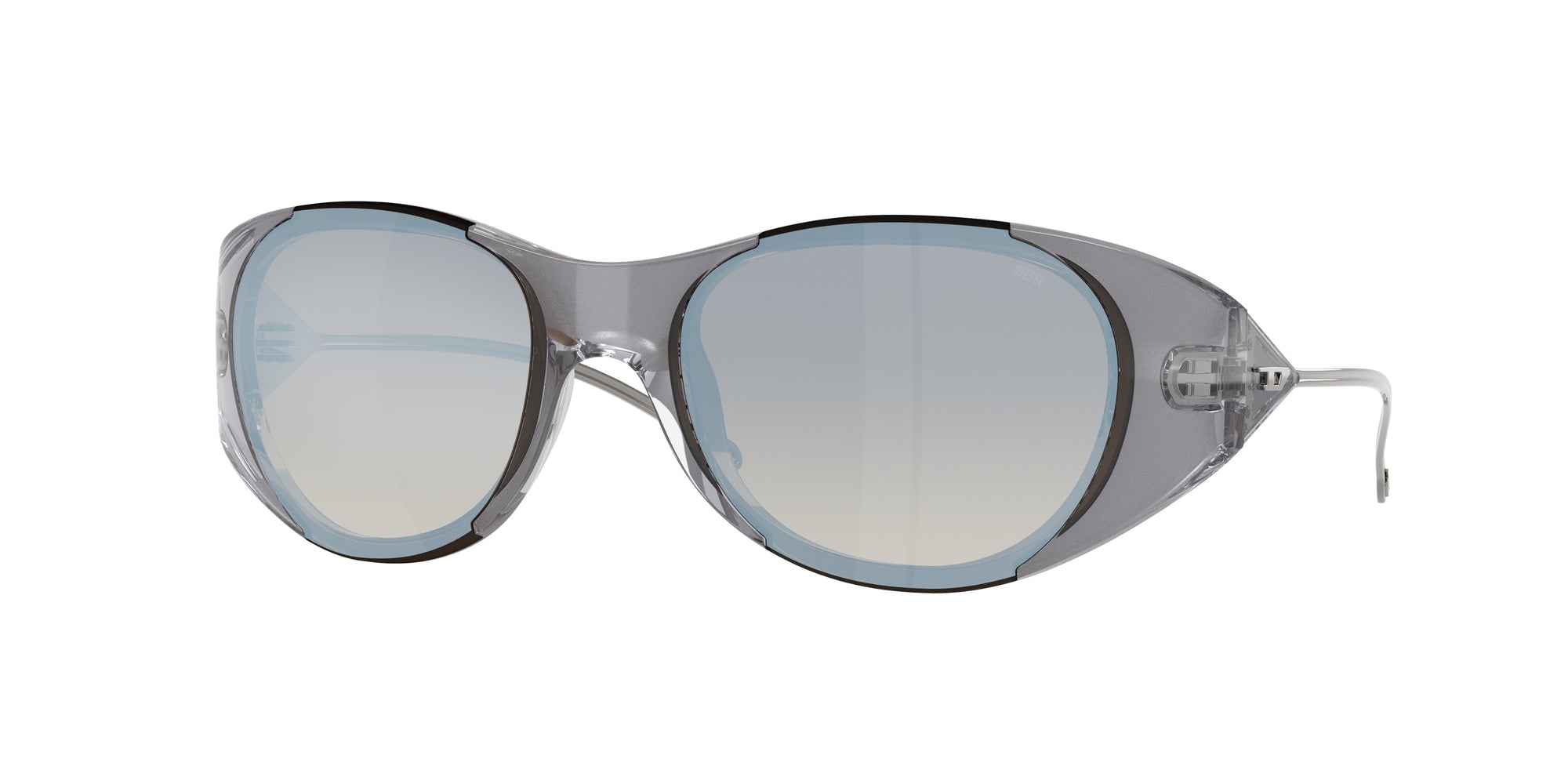 8056262322376 - DIESEL Unisex DL3003  507 B8 Gläser SONNENBRILLEN Injiziert Grau Braun Rund Normal Schattiert