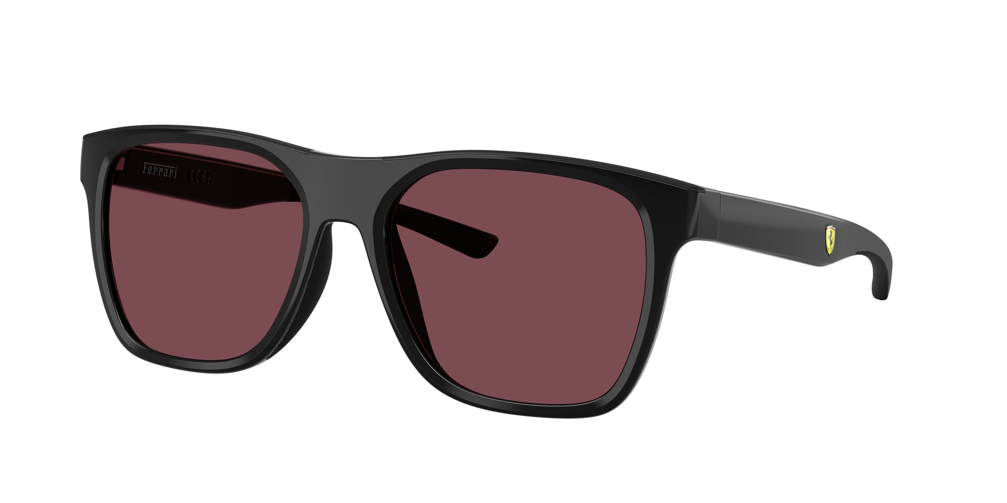 8056262344453 - Unisex FZ6013D  501 1E Gläser SONNENBRILLEN Injiziert Schwarz Rot Quadratisch Normal