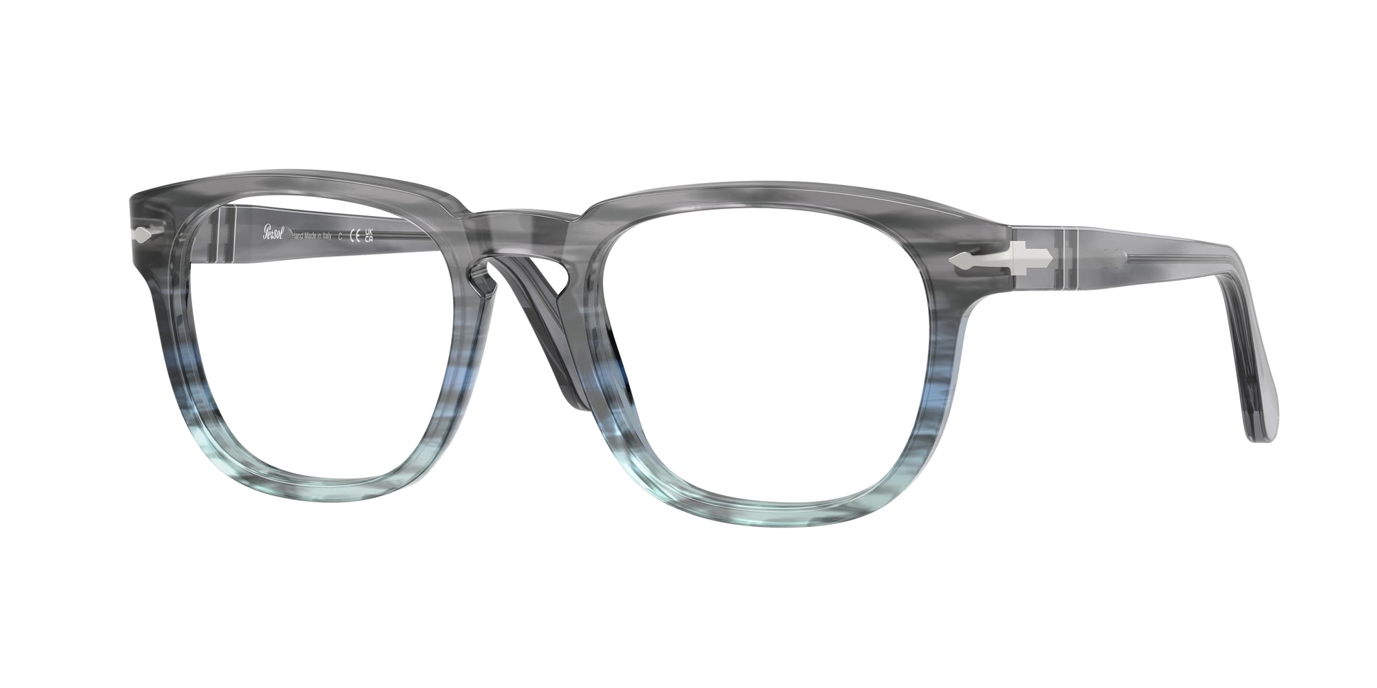 8056262347386 - Unisex PO3376V 1205 Rahmen von BRILLEN Acetat Grau Transparent Quadratisch Normal 8056262347386 - Unisex PO3376V 1205 Rahmen von BRILLEN Acetat Grau Transparent Quadratisch Normal