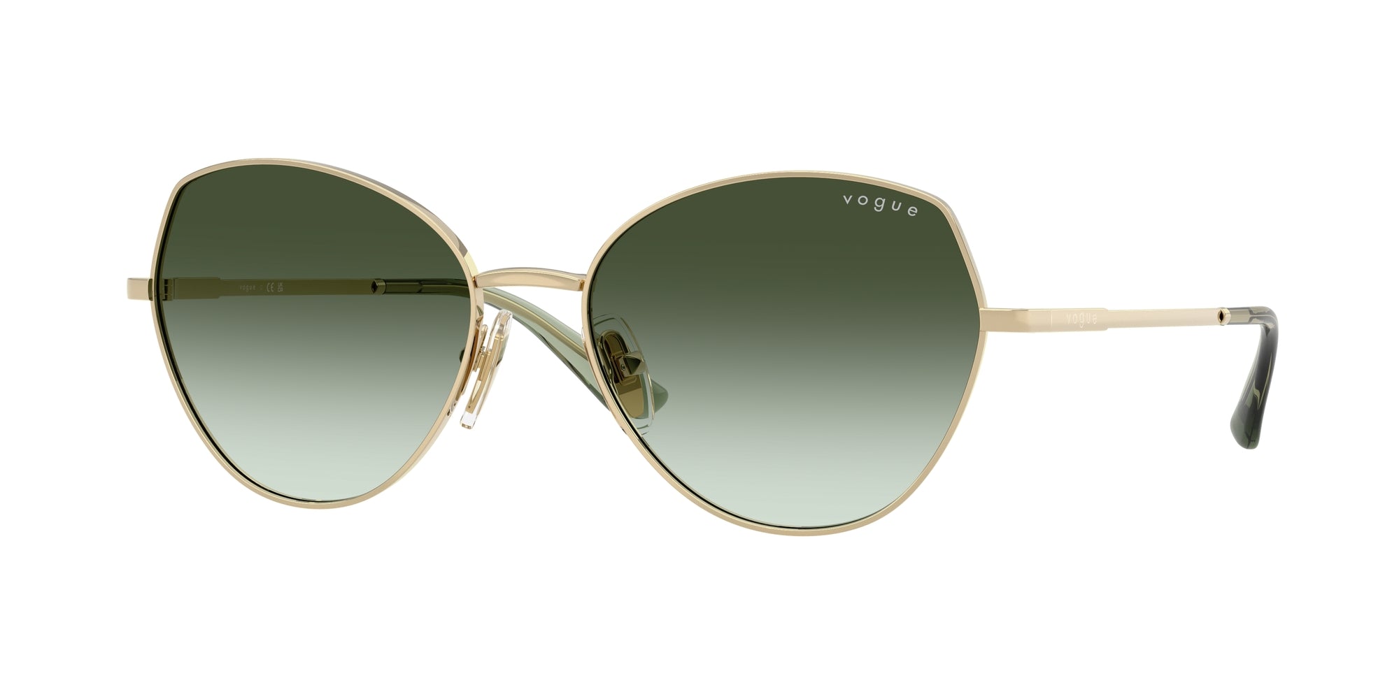 8056262348857 - Damen VO4330S 848 8E Gläser SONNENBRILLEN Metall Gold Grün Geometrisch Normal Schattiert 8056262348857 - Damen VO4330S 848 8E Gläser SONNENBRILLEN Metall Gold Grün Geometrisch Normal Schattiert