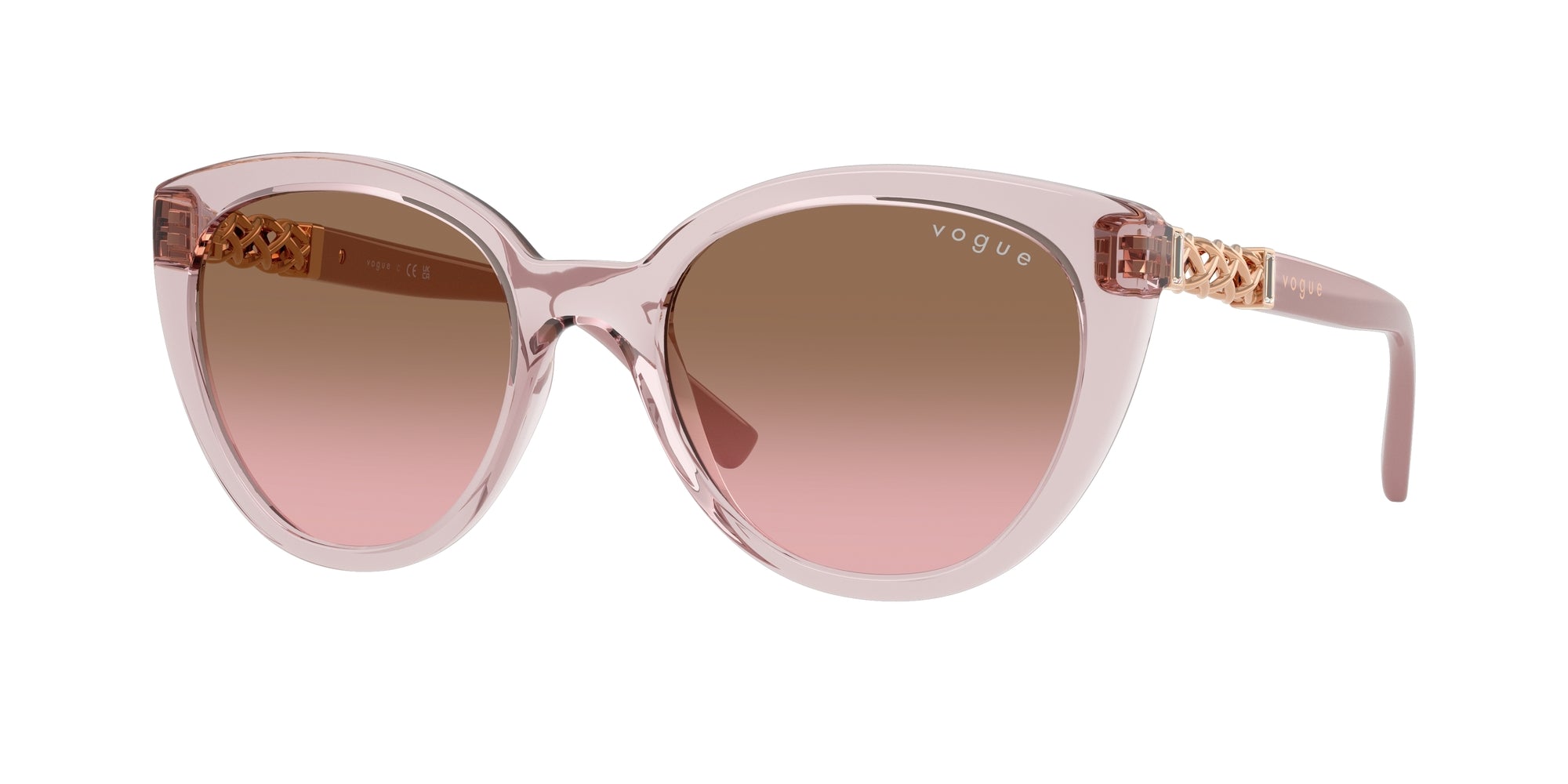 8056262351130 - Damen VO5634SB  282814 Gläser SONNENBRILLEN Nylon Rosa Rosa Cat Eye Normal Schattiert